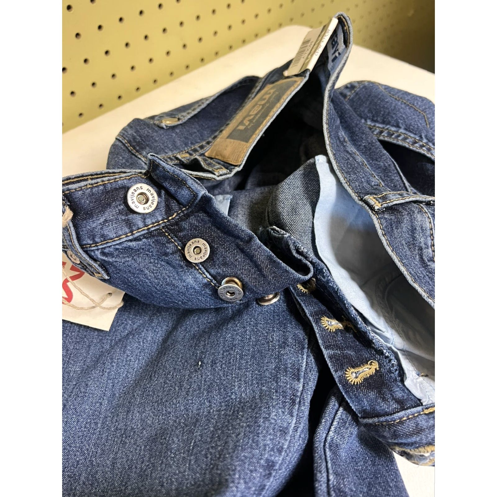 Mavi **WOMENS MAVI 136 MOLLY FLARE BUTTON FLY JEANS SIZE 26X32 BLUE DENIM** User: WOMENS MAVI 136 MOLLY FLARE BUTTON FLY JEANS SIZE 26X32 BLUE DENIM Size 26" / US 2 / IT 38 - 5 Thumbnail