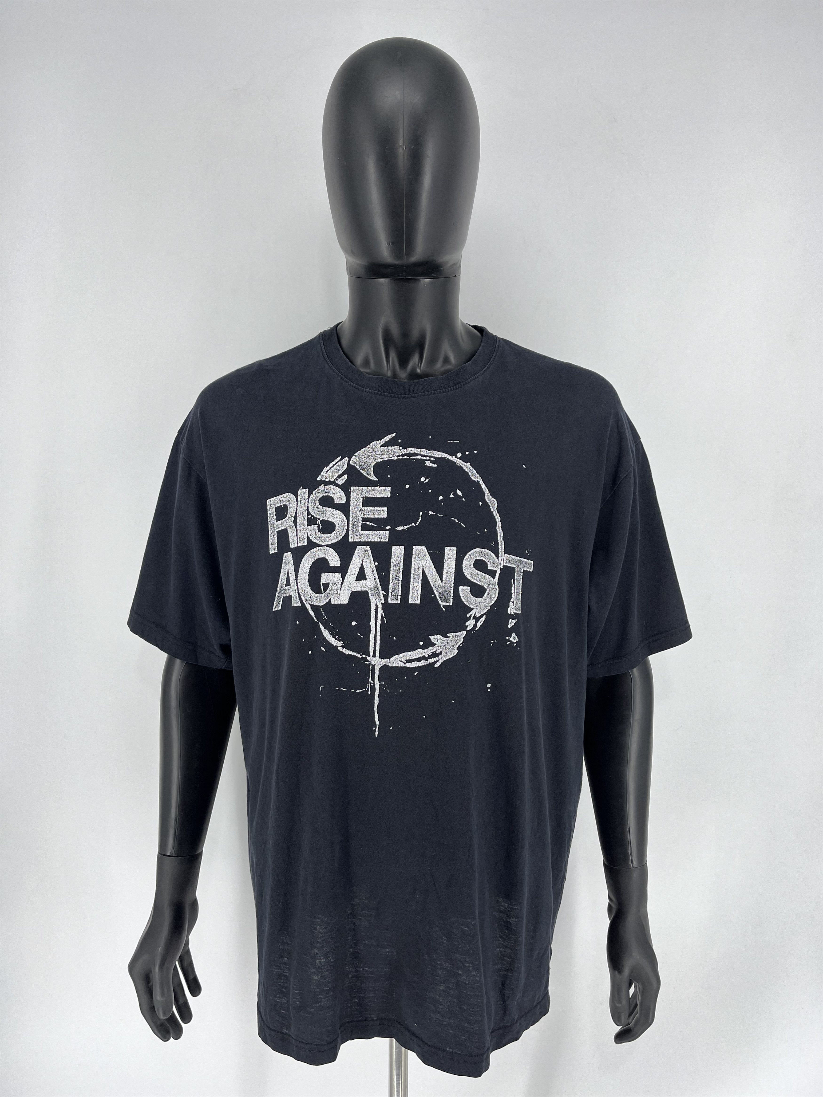 Band Tees × Vintage Rise Against Tour T Shirt Men’s Size S Rock Band Black Size US XXL / EU 58 / 5 - 2 Thumbnail