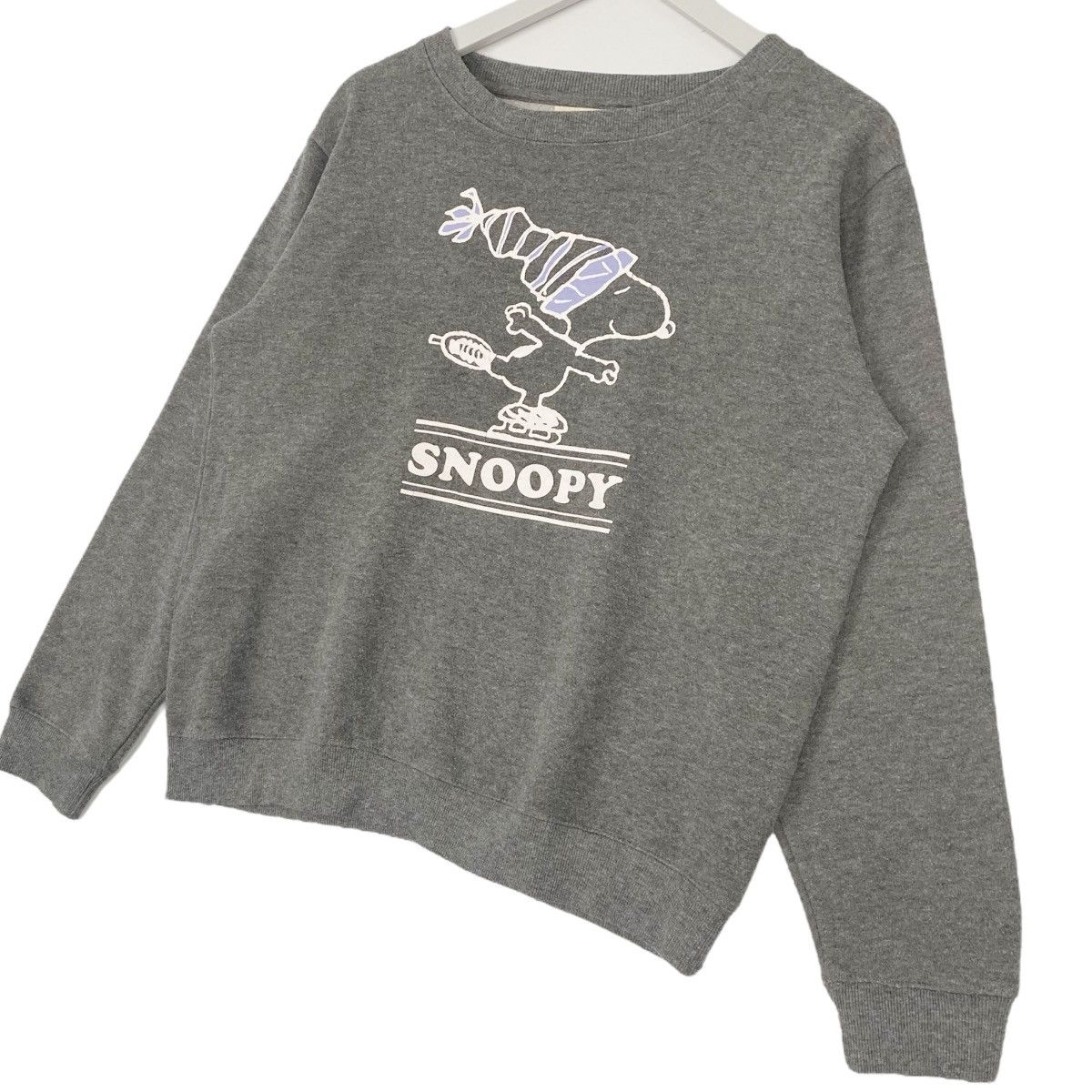 Other Vintage Peanuts Snoopy Printed Crewneck Sweatshirt Gray Size US L / EU 52-54 / 3 - 2 Thumbnail
