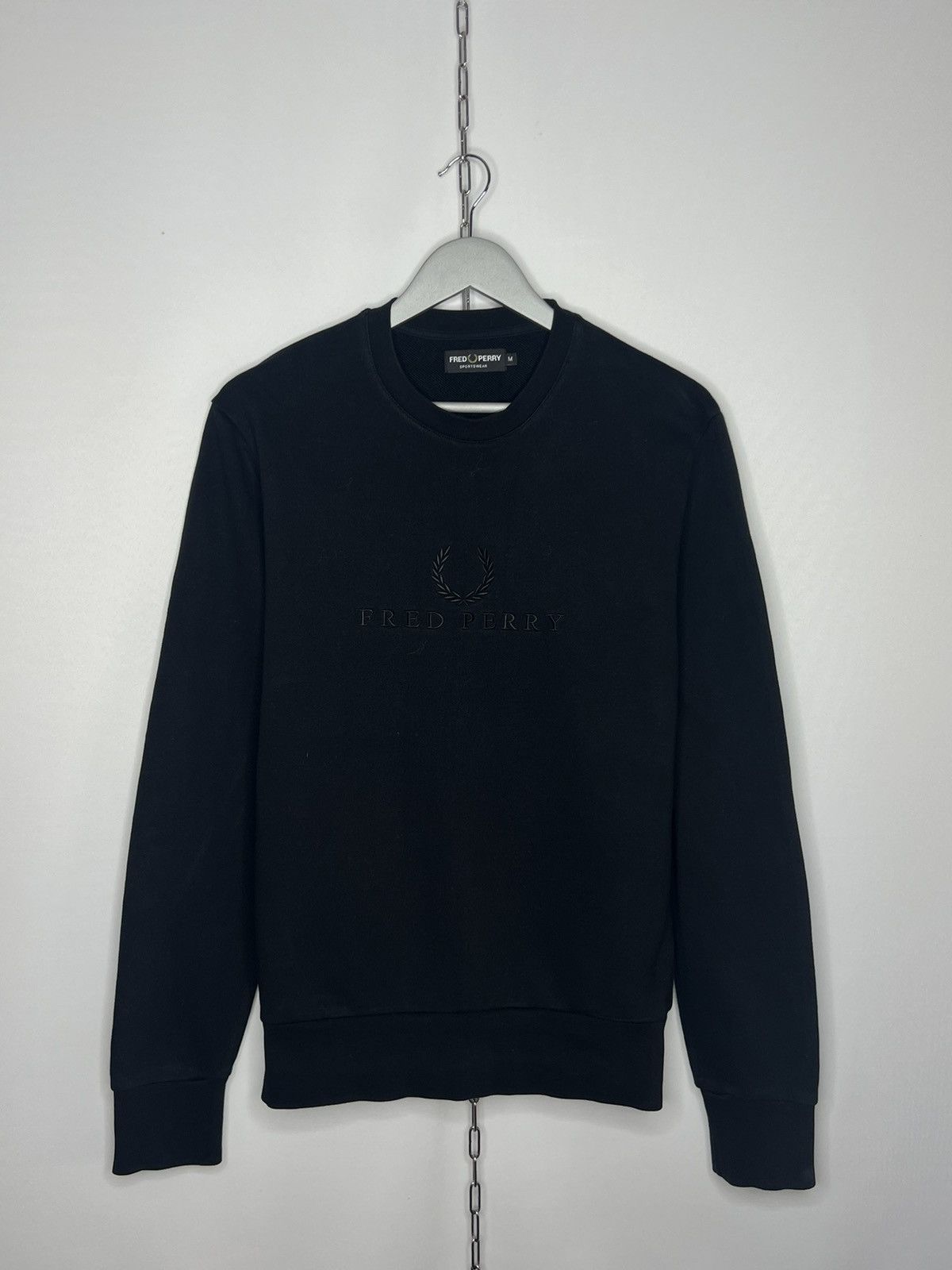Other Fred Perry Big Logo Sweatshirt Sweater Pullover Y2K Vintage Size US M / EU 48-50 / 2 - 1 Thumbnail