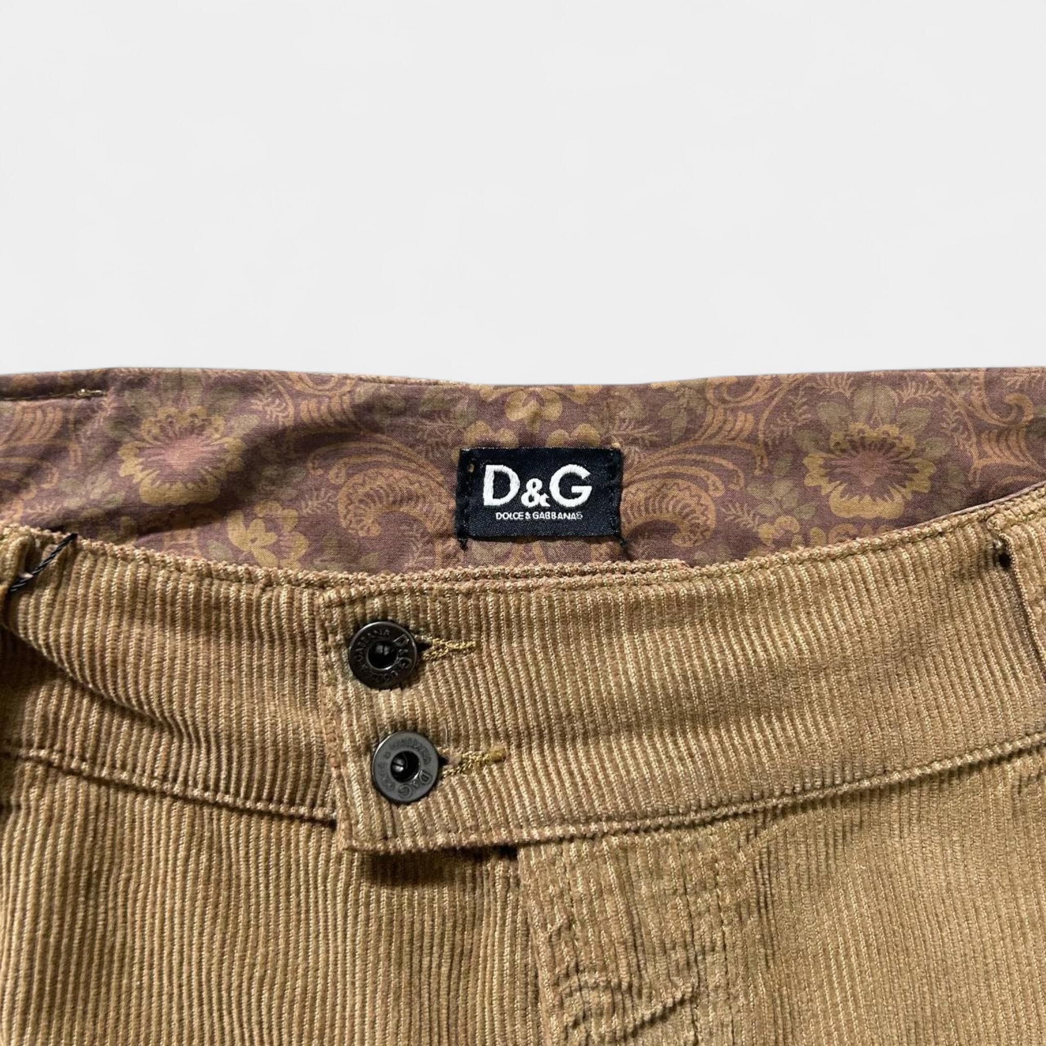 Dolce & Gabbana Dolce & Gabbana Corduroy Skirt Size 26" / US 2 / IT 38 - 3 Thumbnail