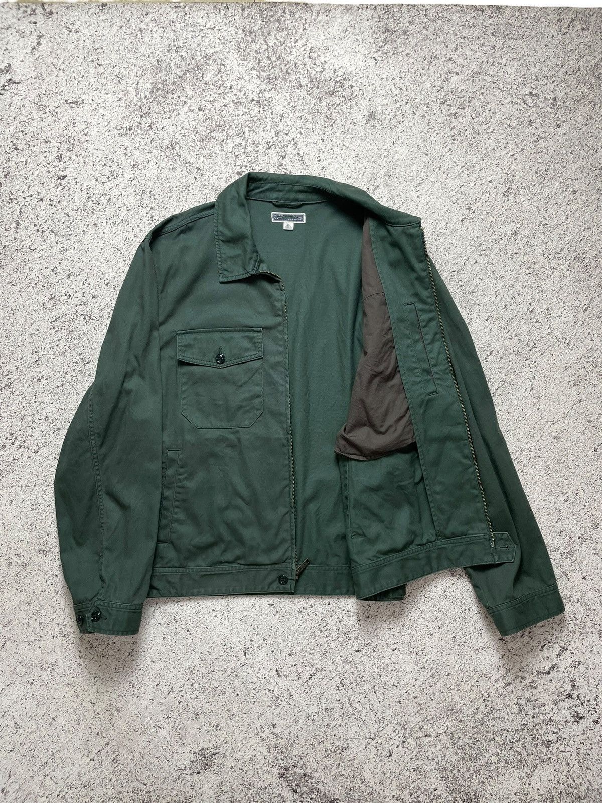 The Real McCoy's Vintage 90s Double Pocket Mechanic Work Jacket Size US XL / EU 56 / 4 - 7 Thumbnail