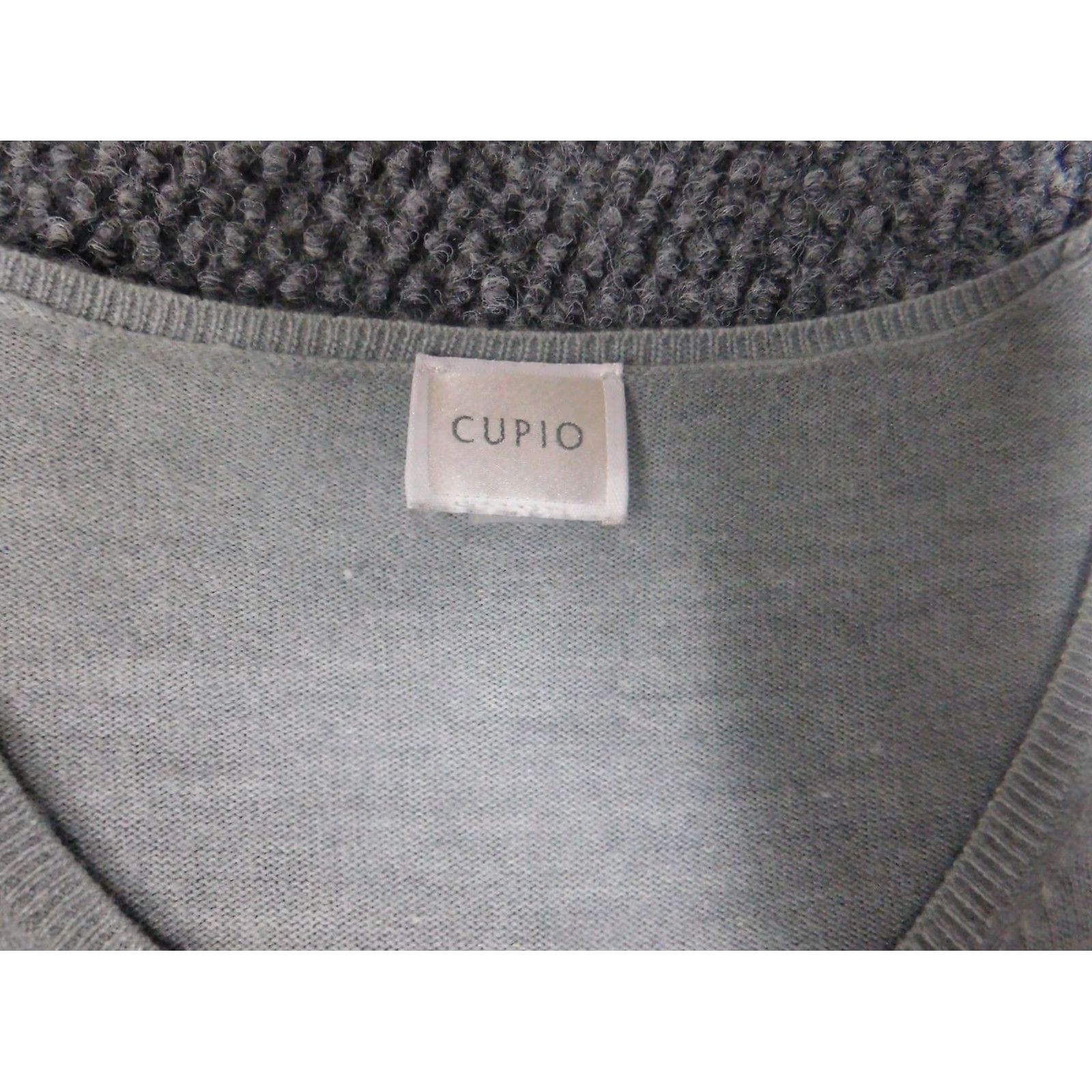 Vintage Cupio Womens Sweater Large Green Knit Crew Neck Pullover Classic Long Sleeve Winter Casual Size L / US 10 / IT 46 - 5 Thumbnail