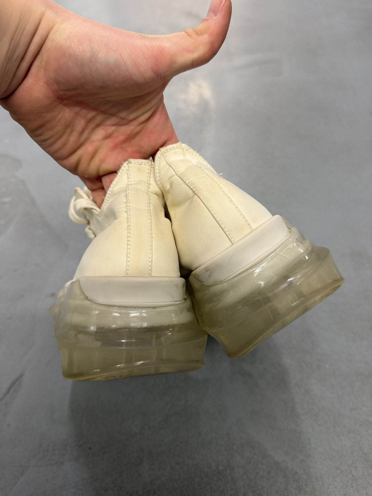 Rick Owens Drkshdw Rick Owens Drkshdw Abstract Low Transparent Sole Sneaker Size US 8 / IT 38 - 5 Thumbnail