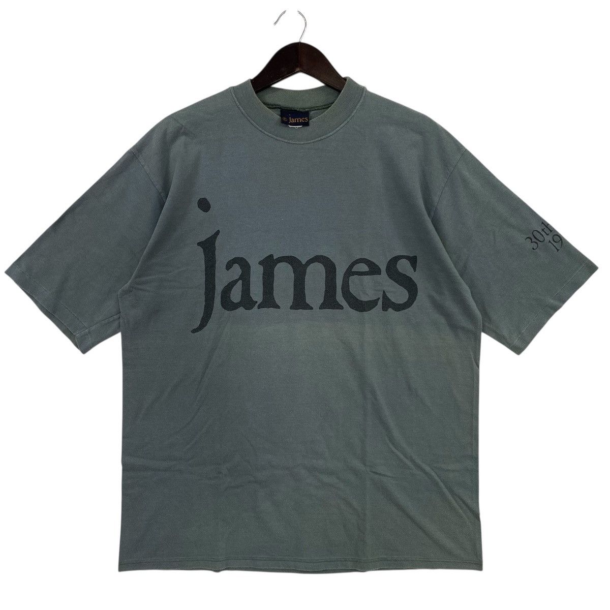 Band Tees 💥VINTAGE JAMES britpop UK band tour 1991 Carlisle shirt Size US XL / EU 56 / 4 - 1 Thumbnail