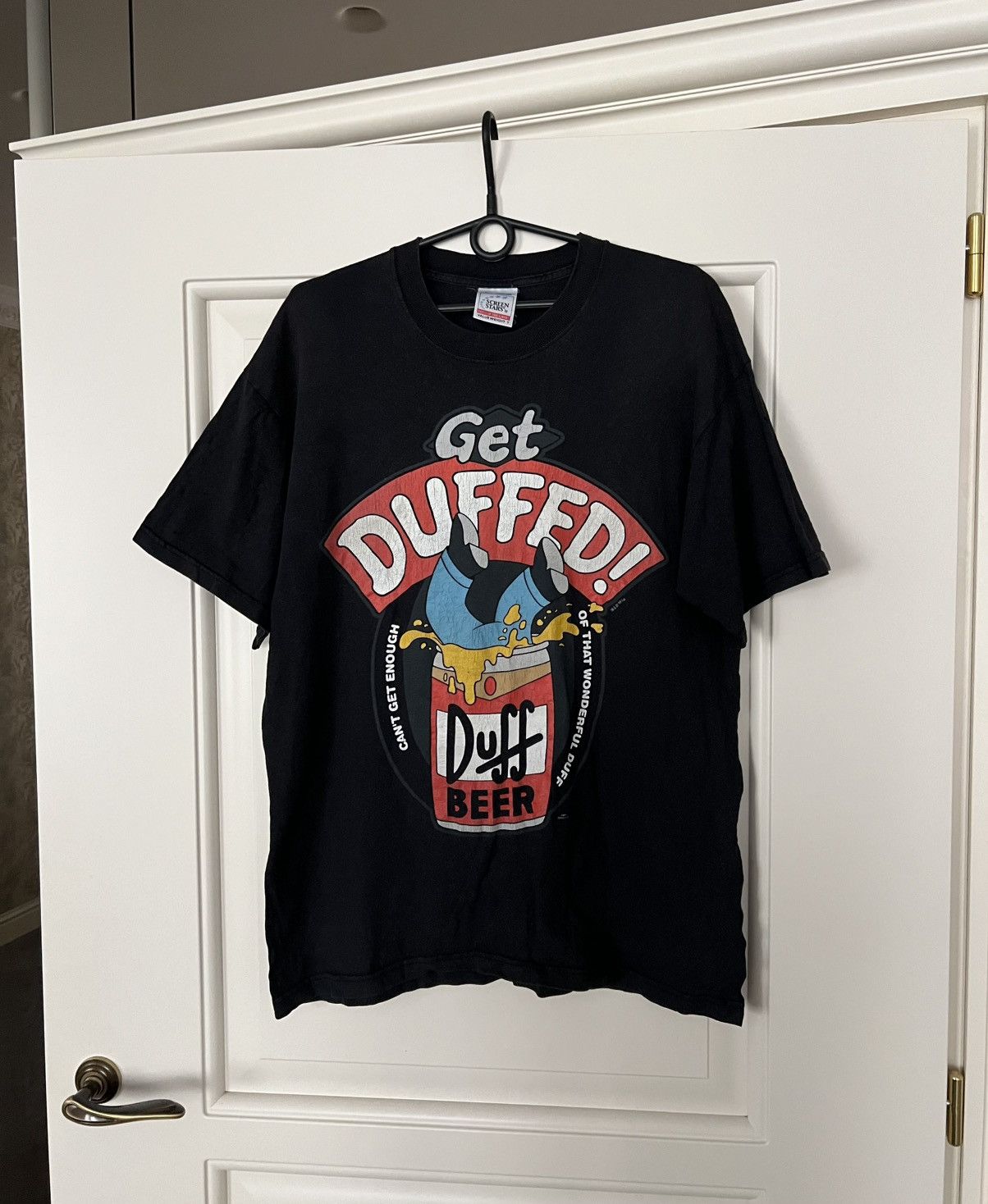 The Simpsons Vintage 1999 The Simpsons Get Duffed Homer Simpson T-Shirt Size US XL / EU 56 / 4 - 1 Thumbnail