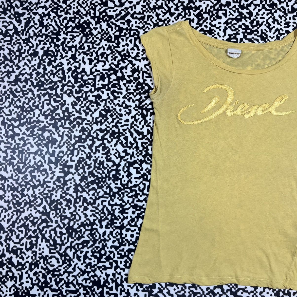 Diesel Vintage Y2K Diesel Big Logo Retro Casual T-shirt 90s Style Size S / US 4 / IT 40 - 4 Thumbnail
