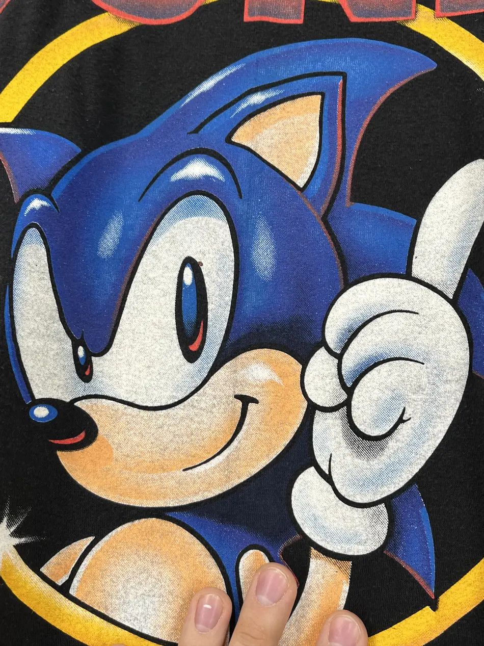 Cartoon Network Vintage Tee Sonic the Hedgehog Sega 1991 Streetwear Style Size US M / EU 48-50 / 2 - 9 Thumbnail