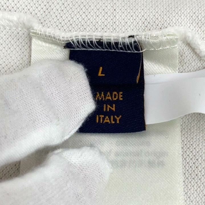 Louis Vuitton Louis Vuitton 2022 White Damier Cotton Polo Size US L / EU 52-54 / 3 - 6 Thumbnail