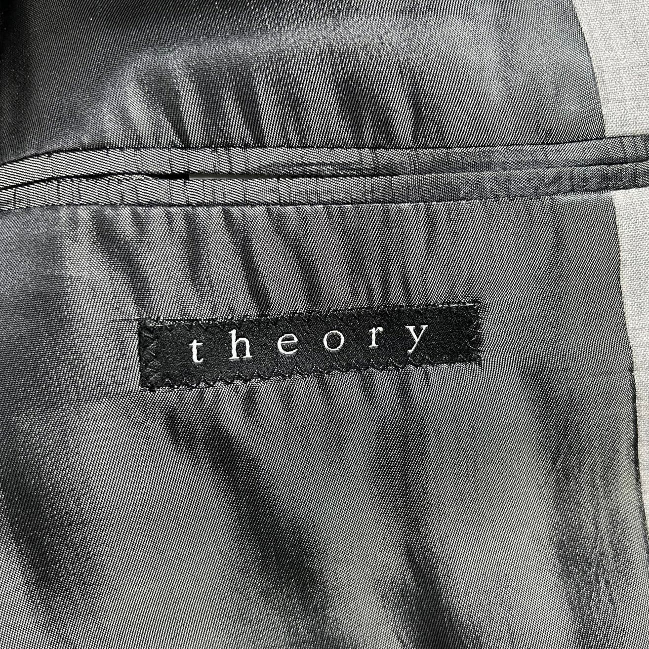Theory Theory Men's Wool Blazer Light Gray Coat Jacket Size 42R Size US L / EU 52-54 / 3 - 4 Thumbnail