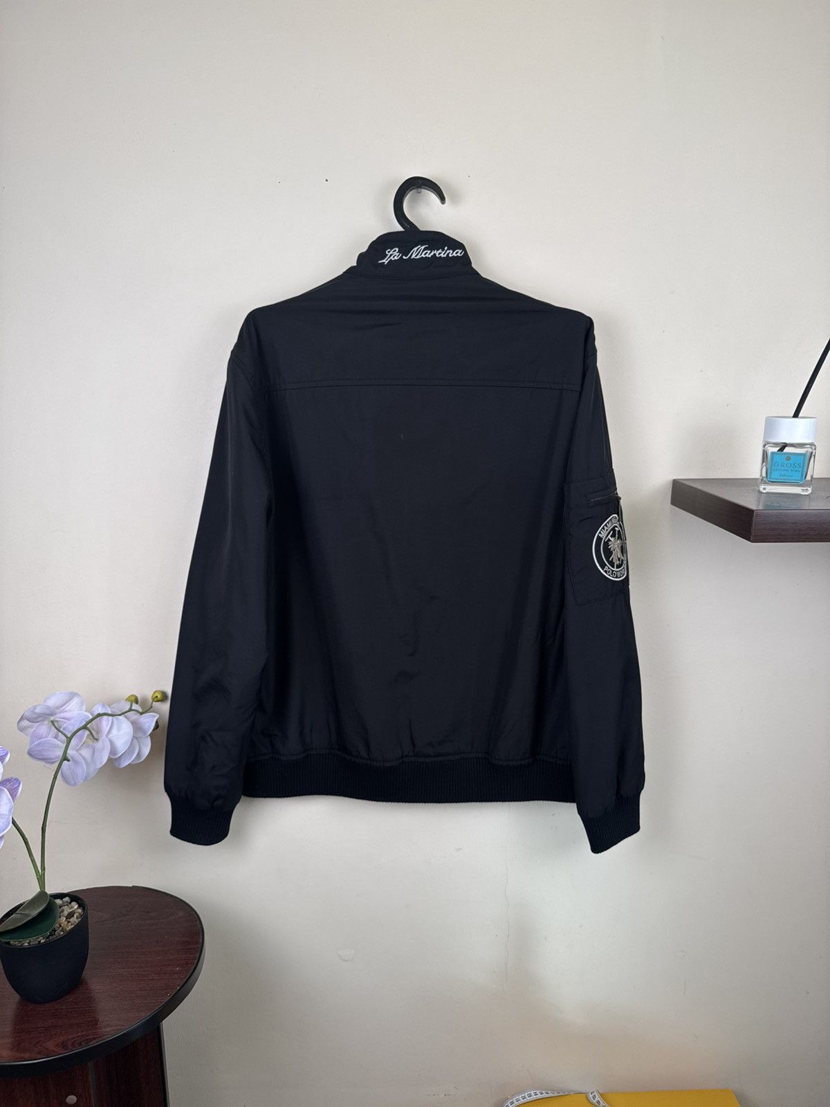 La Martina La Martina Nylon Jacket Bomber XL Black Luxury Zip Casual Size US XL / EU 56 / 4 - 2 Thumbnail