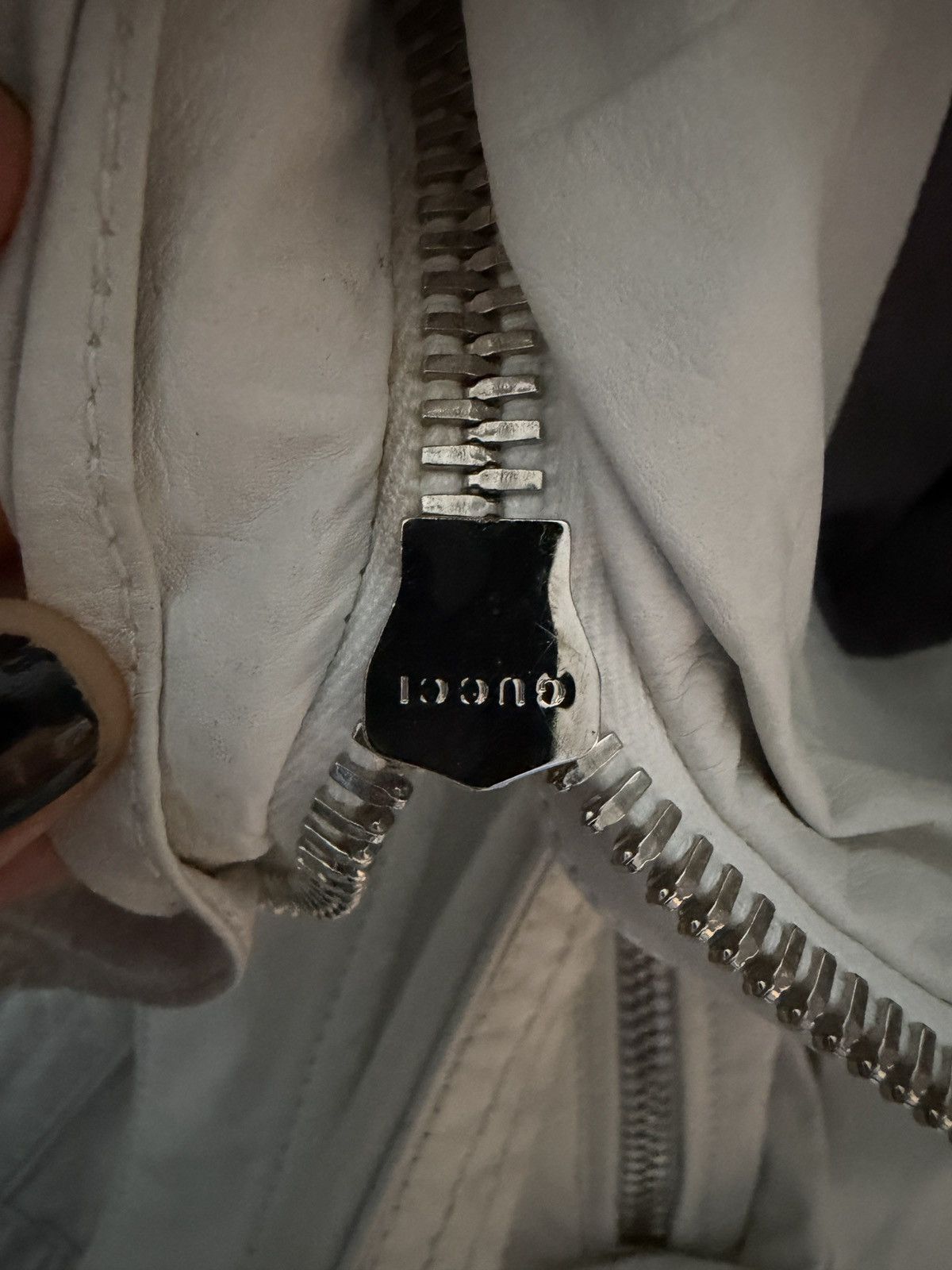 Gucci Gucci 2010 Nappa Leather Panelled Biker Jacket - IT54 Size US L / EU 52-54 / 3 - 9 Thumbnail