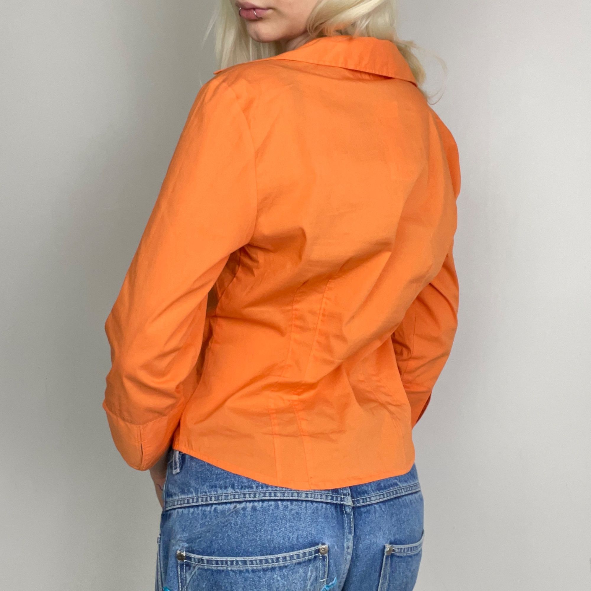 Other S - Y2K Jane Blue Orange Button Up Size S / US 4 / IT 40 - 3 Thumbnail