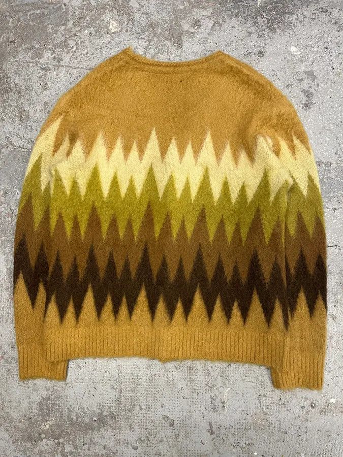 Needles 2010s Needles Jacquard Knit Forest Pattern Cardigan Size US L / EU 52-54 / 3 - 7 Thumbnail