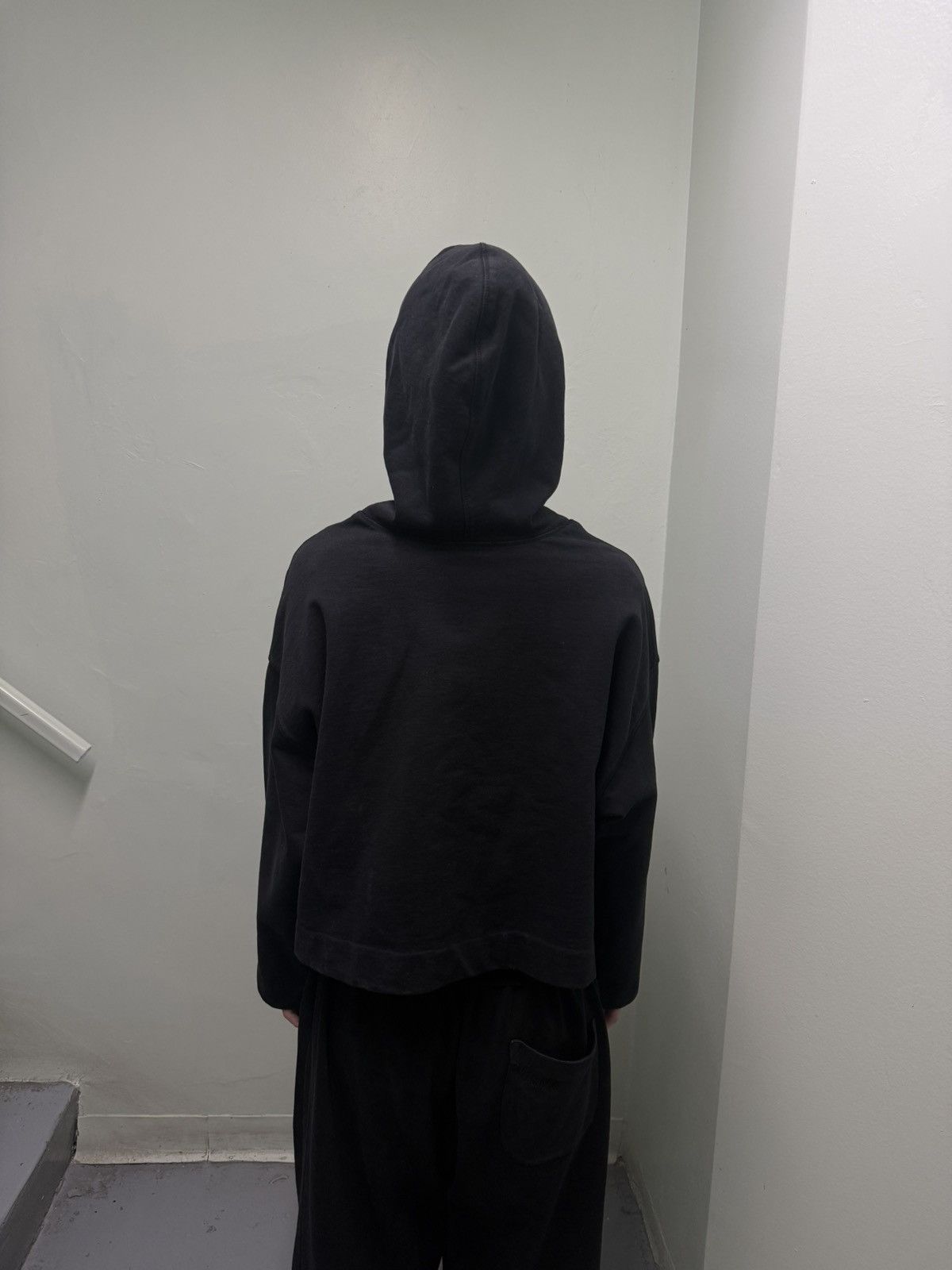 Acne Studios Acne Studios Stockholm ‘Black’ Cropped Hoodie Size XXS / US 00 / IT 34 - 4 Thumbnail