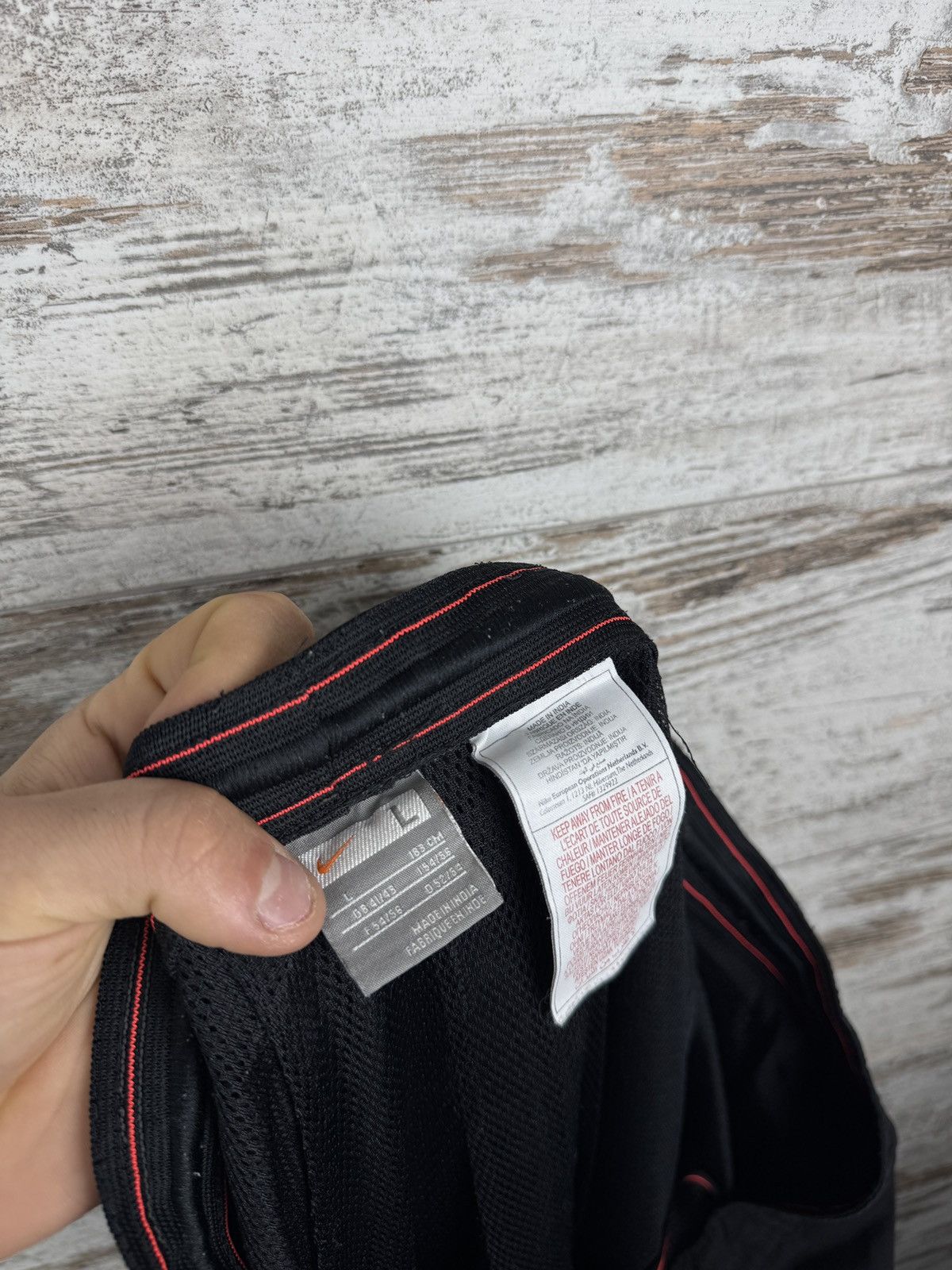 Nike Mens Vintage Nike black nylon sweatpants pants drill Size US 34 / EU 50 - 10 Thumbnail