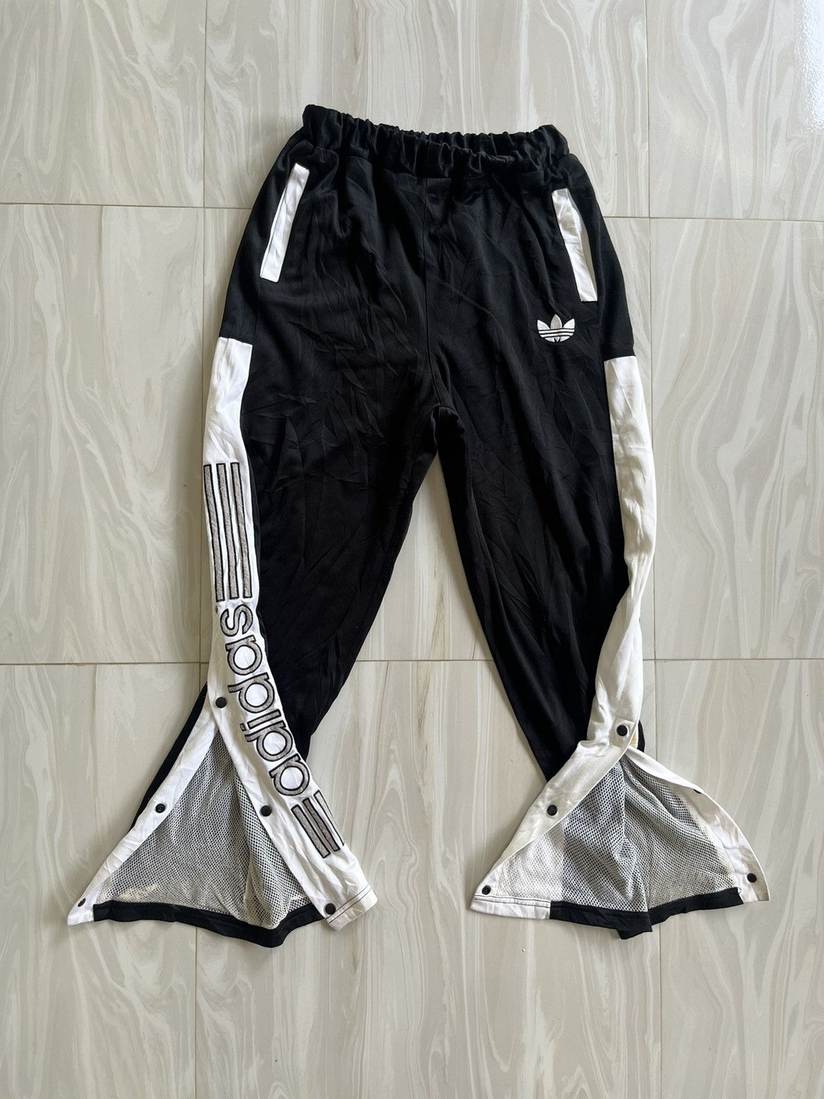 Adidas × Vintage Vintage Adidas Track pants snap button Size US 30 / EU 46 - 2 Thumbnail