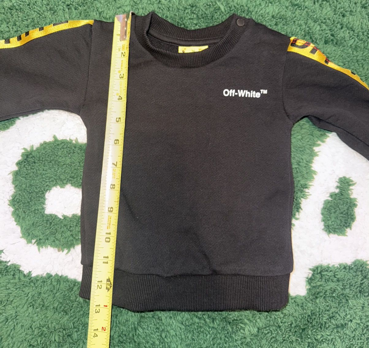 Off-White Kids OffWhite Crewneck 6-9 Months Size US XXS / EU 40 - 7 Thumbnail