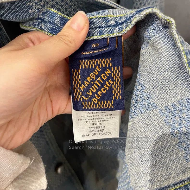 Louis Vuitton Louis Vuitton Fei Dong Co-branded Checkerboard Denim Jacke Size US M / EU 48-50 / 2 - 3 Thumbnail