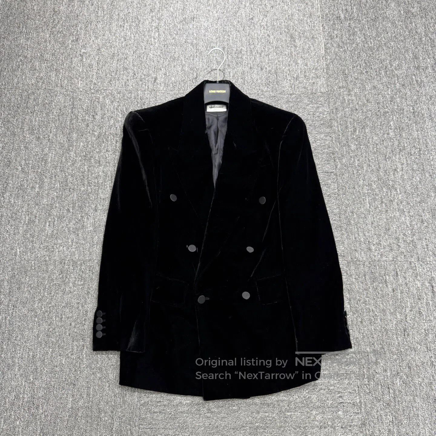 Saint Laurent Paris Saint Laurent Paris Velvet suit jacket| Size 46R - 1 Thumbnail