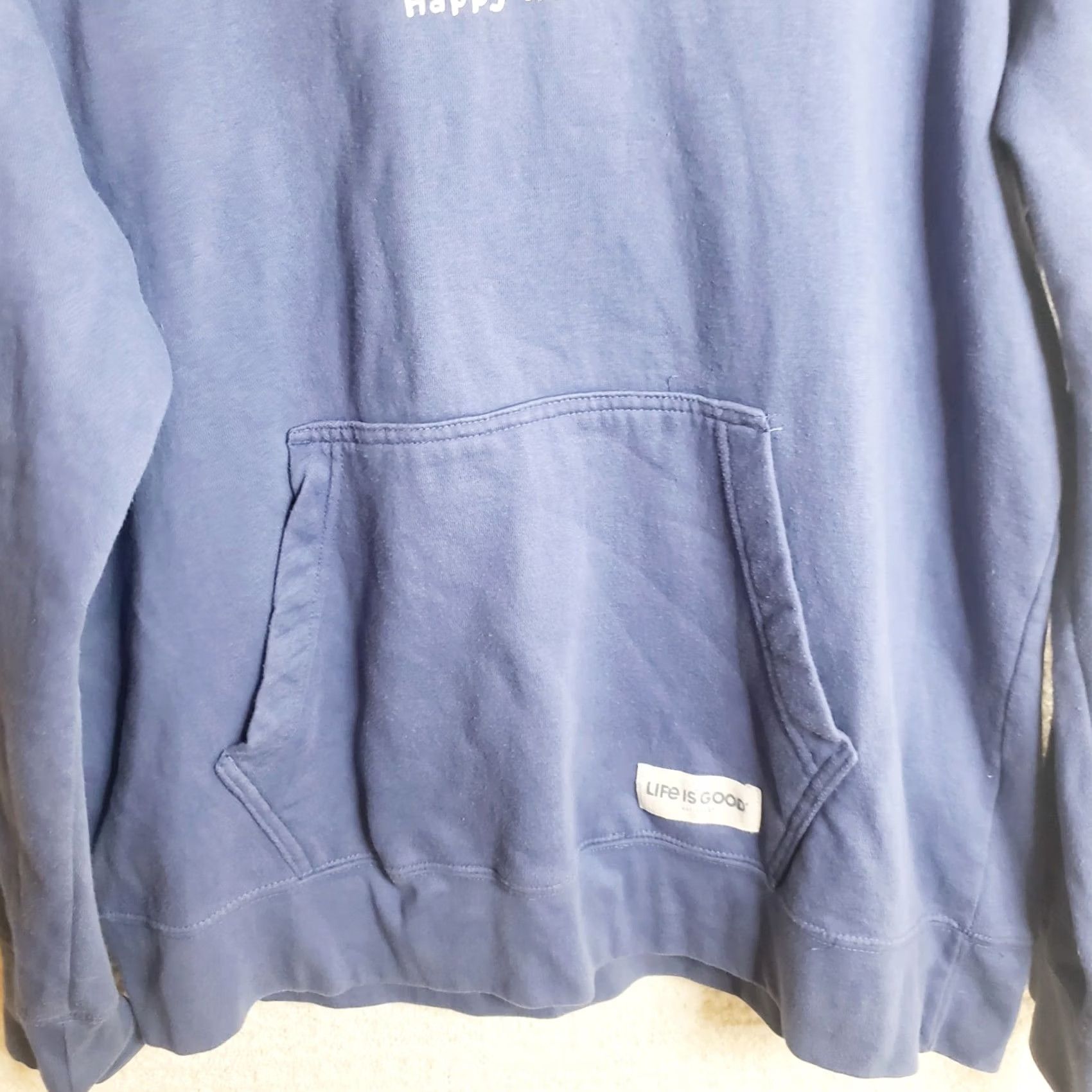 Life is Good Life is Good Hoodie Sweatshirt Blue Unisex Adults L Size US L / EU 52-54 / 3 - 2 Thumbnail