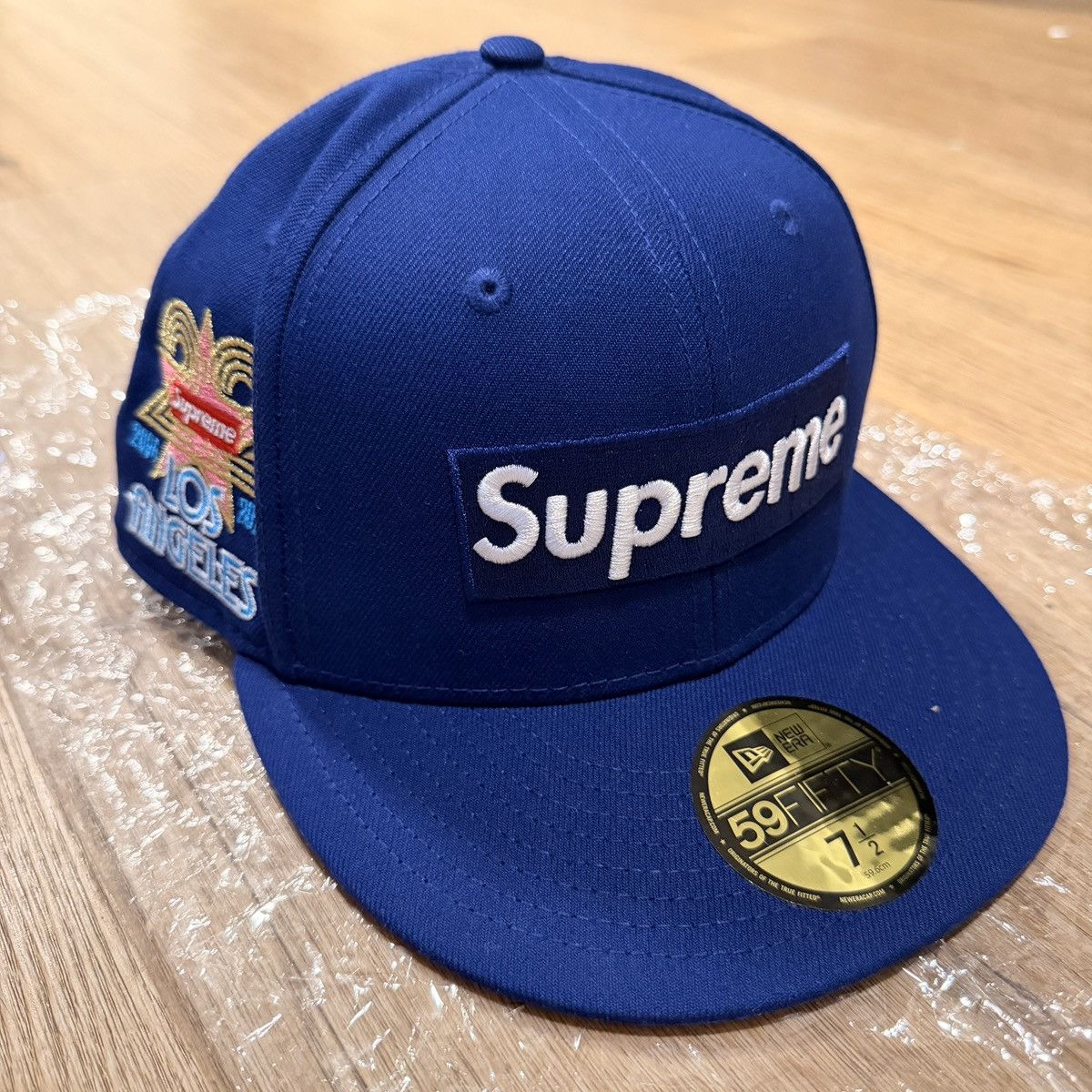 Supreme Supreme Salem Navy Blue New Era Hat Size 7 1/2 | Grailed