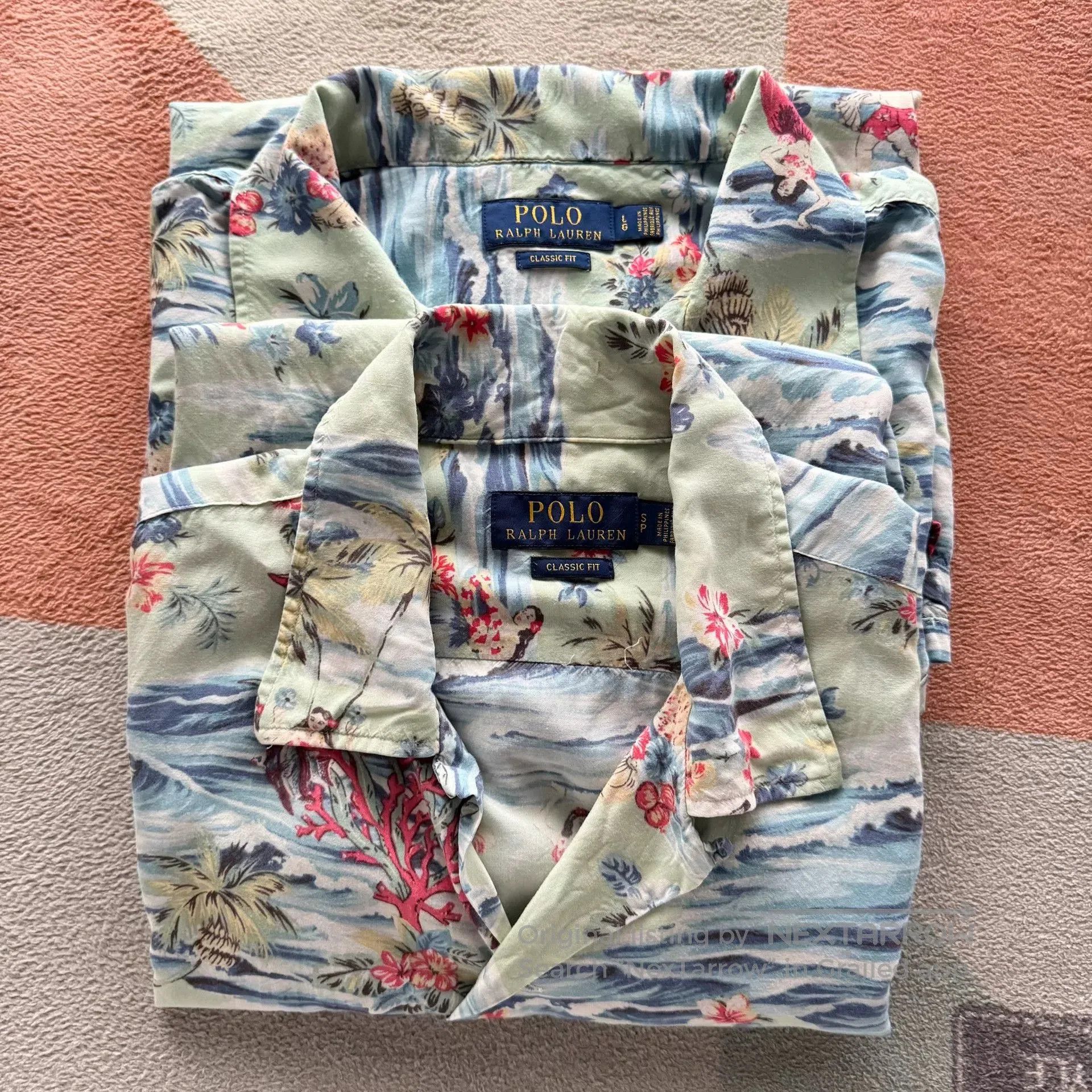 RRL Ralph Lauren Ralph Lauren Hawaiian Short Sleeve Shirt. Size US L / EU 52-54 / 3 - 8 Thumbnail