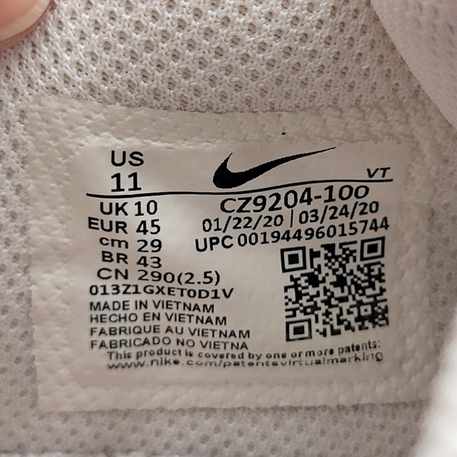 Nike Nike Air Max Excee White University Red - Men's Size 11 Size US 11 / EU 44 - 8 Thumbnail