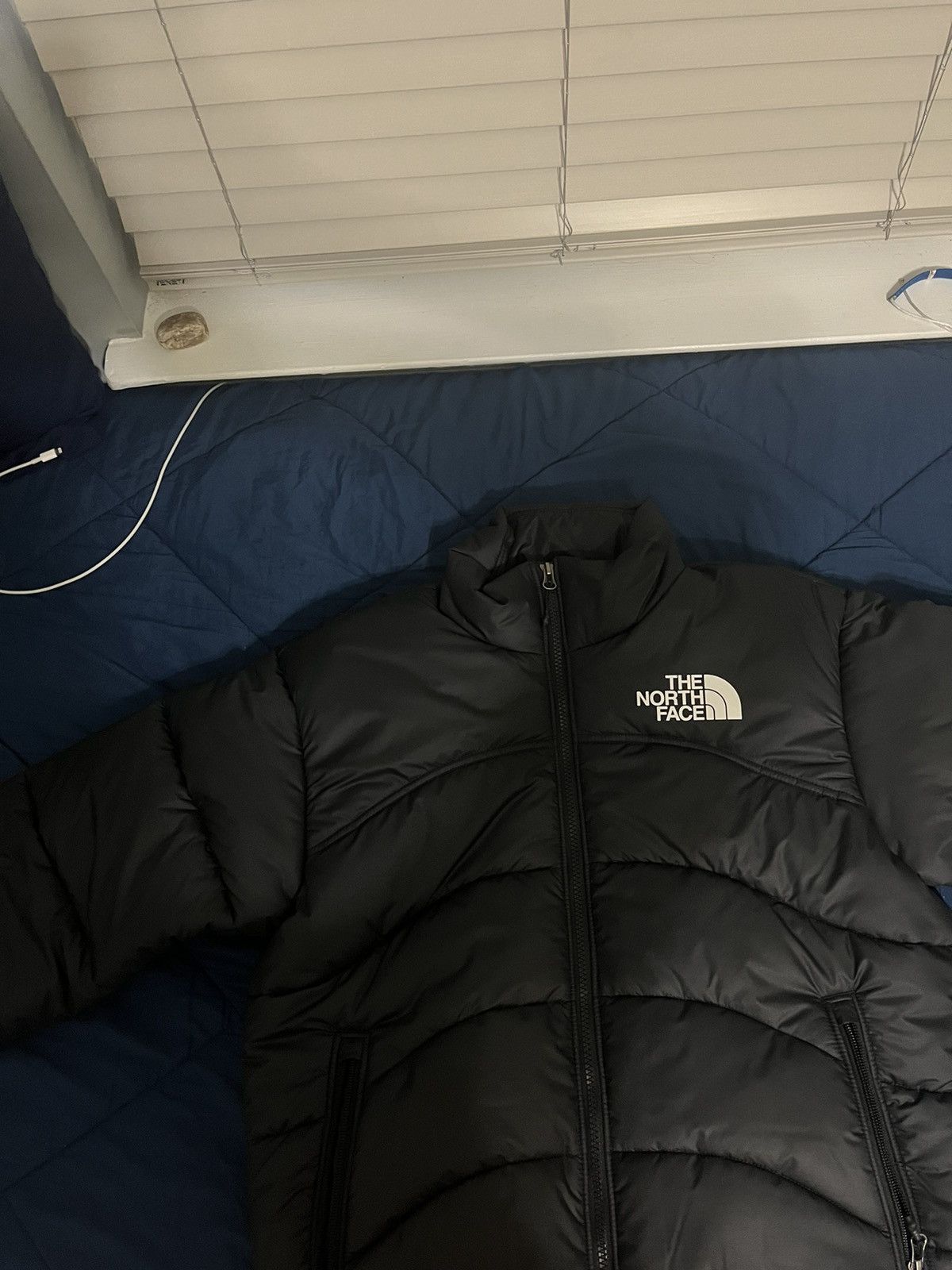 image of The North Face Puffer Jacket in Black, Men's (Size Small)