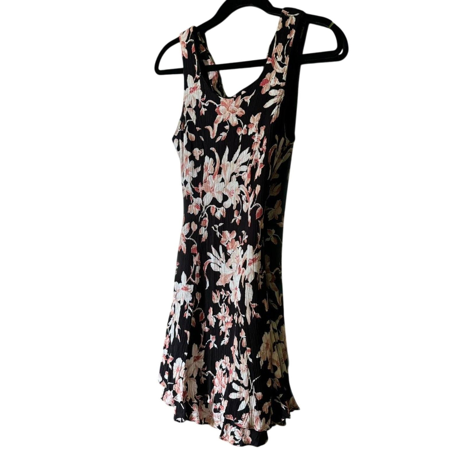 Vintage Vintage 1990s CDC Petites Floral Mini Sundress XS Size XS / US 0-2 / IT 36-38 - 3 Thumbnail