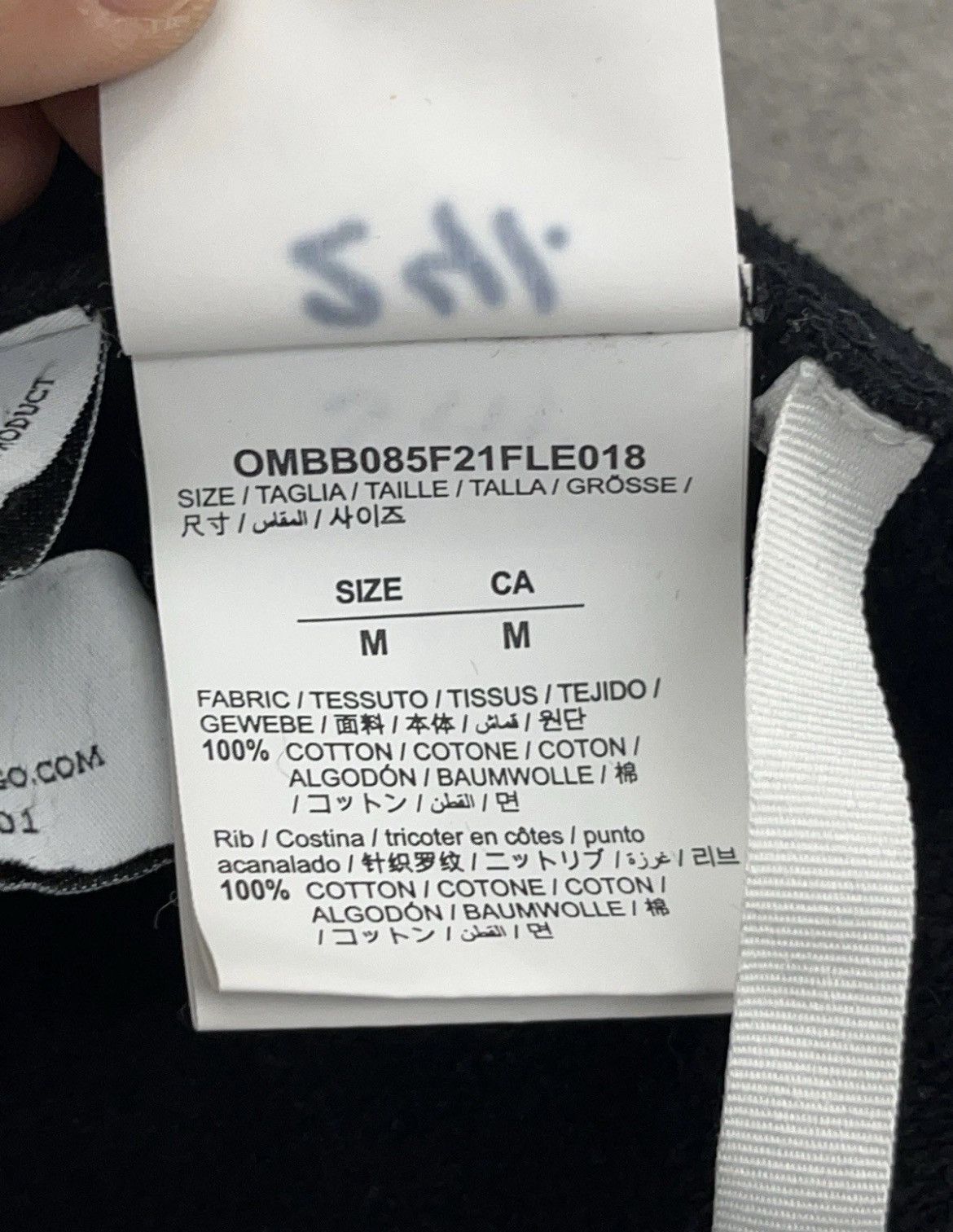 Off-White Off-White™ Diagonal Arrows Hoodie — Black/Blue — Size M Size US M / EU 48-50 / 2 - 9 Thumbnail