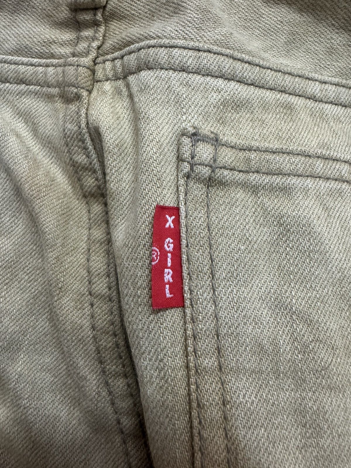 Japanese Brand X- girl Japan Faded denim Size US 31 - 5 Thumbnail