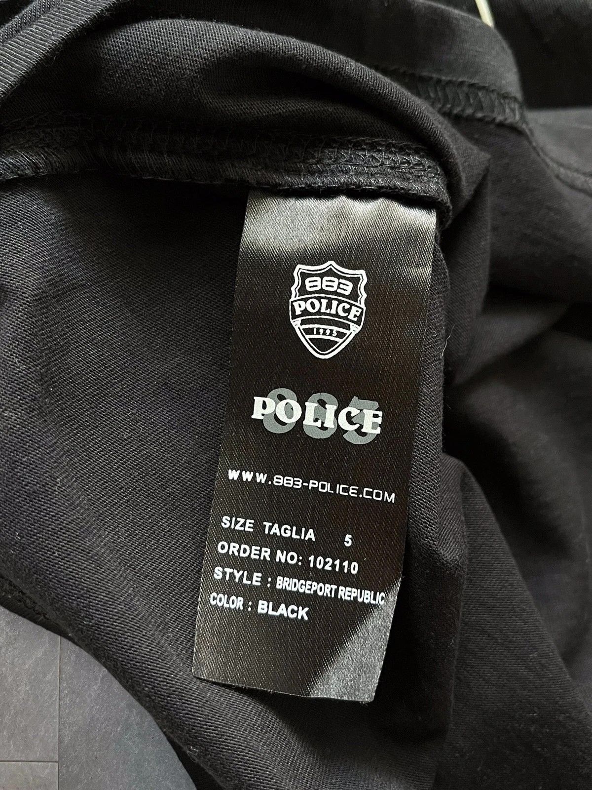 Other Police 883 Y2K Fashion Luxury 2000s Black White T-Shirt Size US XL / EU 56 / 4 - 10 Thumbnail