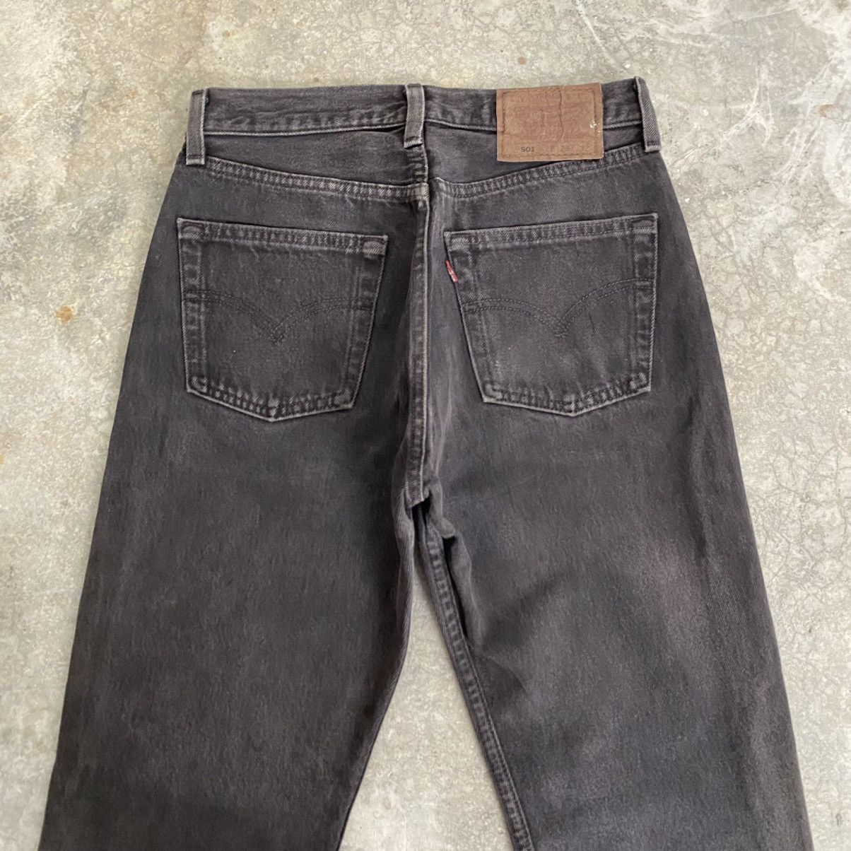 Levi's Vintage 1995 Levis 501 Over Dyed Black Denim Jeans Size US 28 / EU 44 - 10 Thumbnail