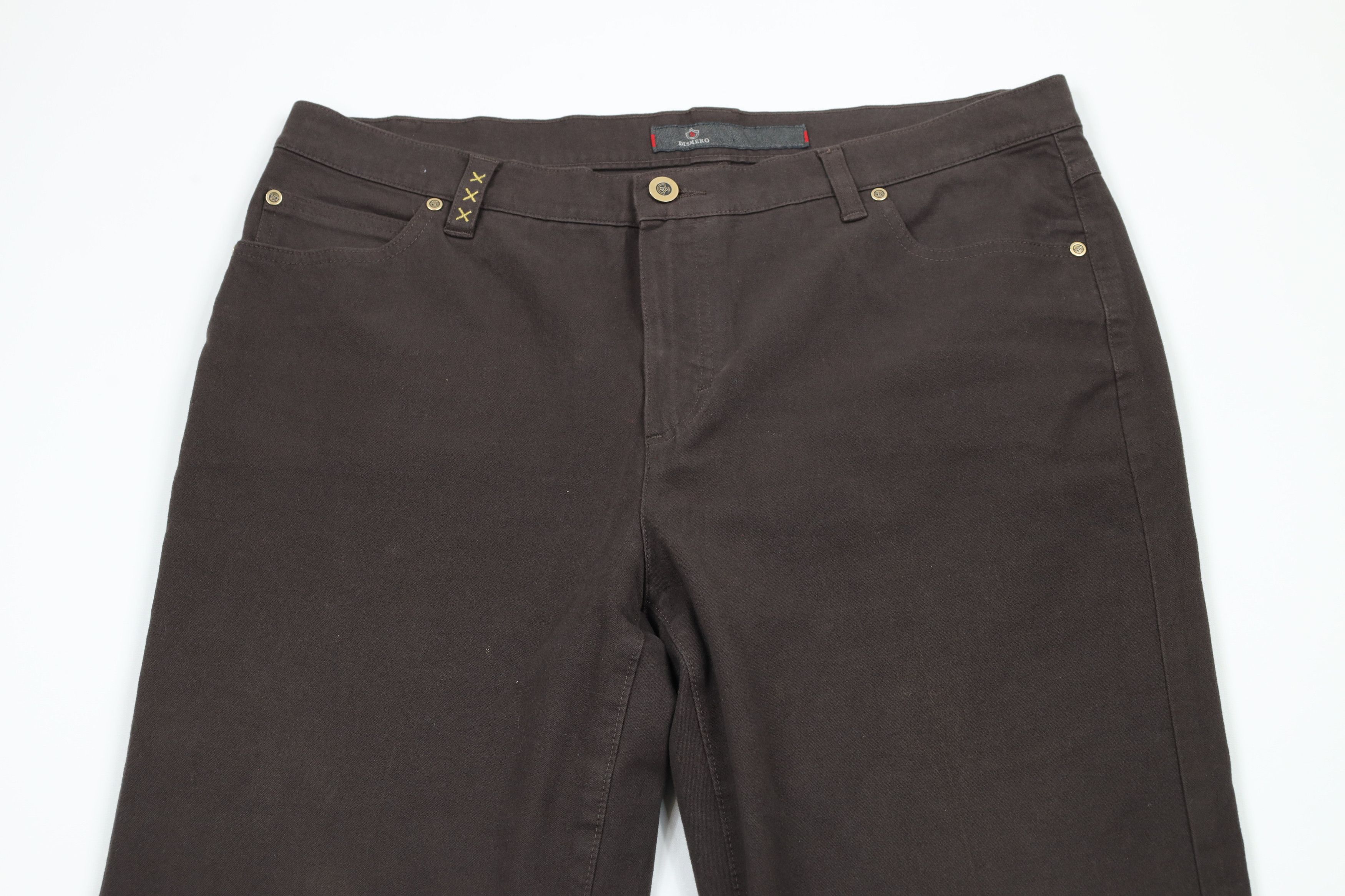Vintage Vintage Y2K Streetwear Stretch Wide Leg Chino Pants Brown Size US 36 / EU 52 - 2 Thumbnail