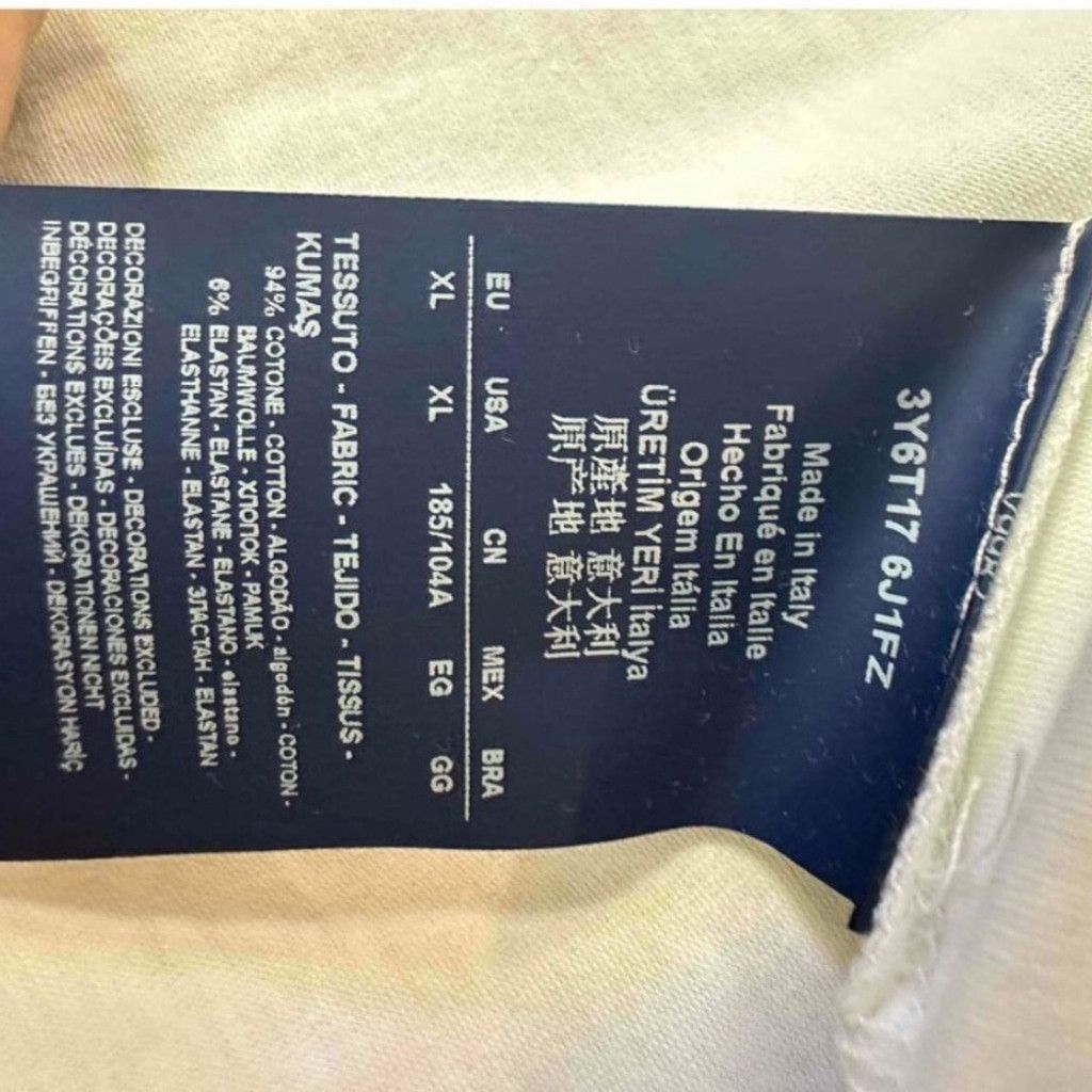 Emporio Armani Armani Jeans Made in Italy Graphic T-Shirt Statement Tee XL Size US XL / EU 56 / 4 - 7 Thumbnail