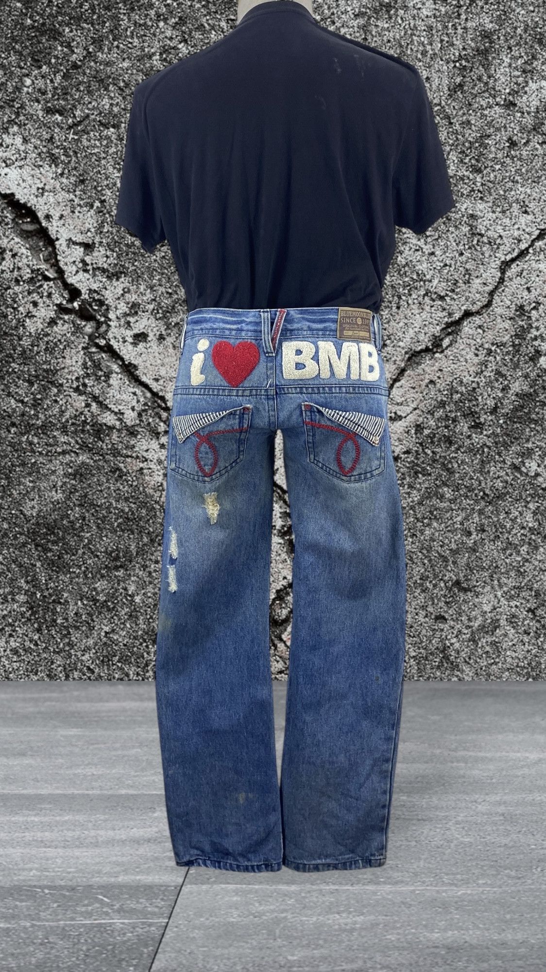 Japanese Brand Blue Moon Blue Japan Denim Jeans Japanese Surf Jeans Pants Size US 31 - 1 Thumbnail