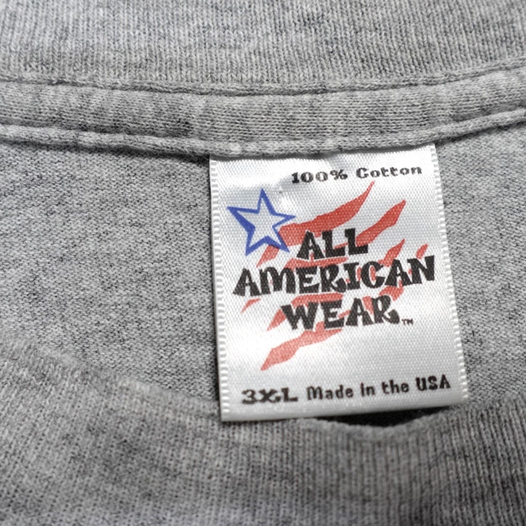 Vintage VINTAGE American Vintage T-Shirt 2XL Gray USA Made Short Sleeve Crew Neck Men Graphic Print USA 90s Size US XXL / EU 58 / 5 - 3 Thumbnail