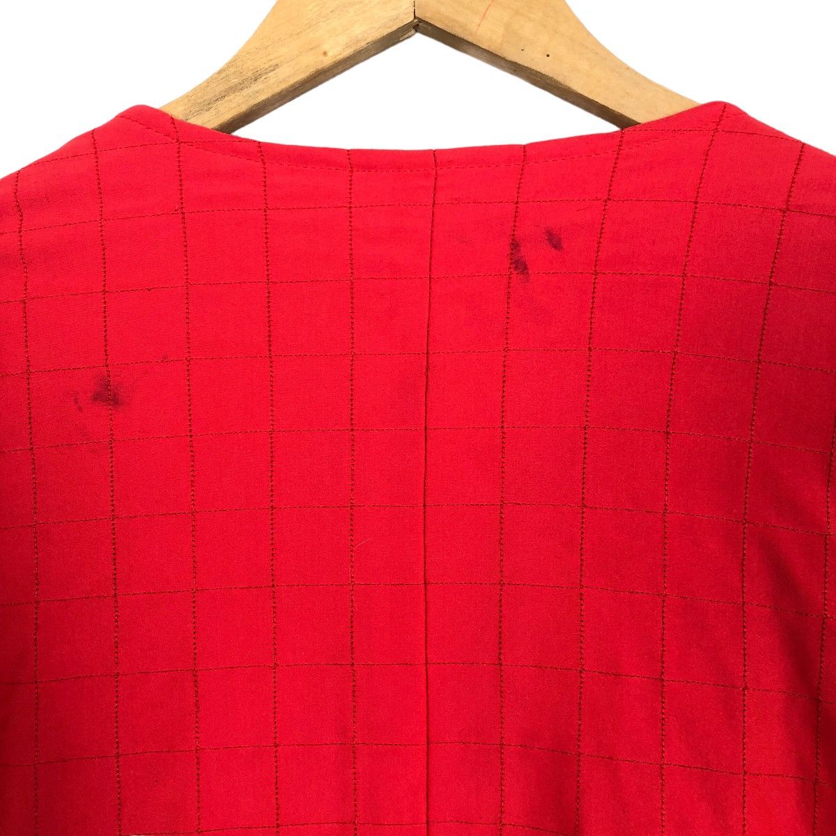 Chanel Chanel Lipstick Red Quilted Nylon Jacket Size S / US 4 / IT 40 - 15 Thumbnail