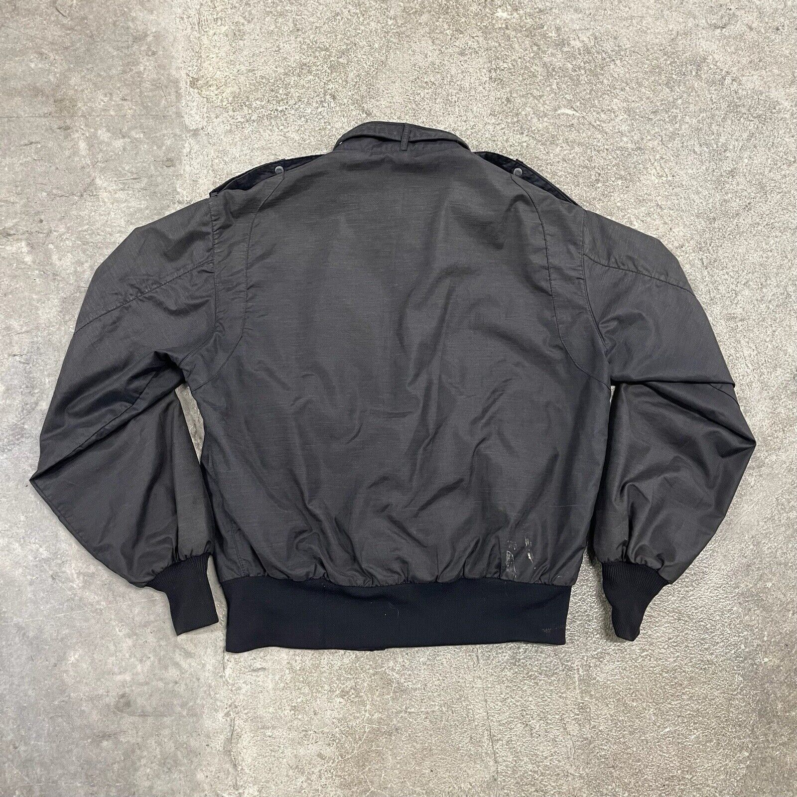 Cadillac × Chalk Line × Vintage Vintage Cadillac Craftsman Premium Black Satin Bomber Jacket Size US M / EU 48-50 / 2 - 7 Thumbnail