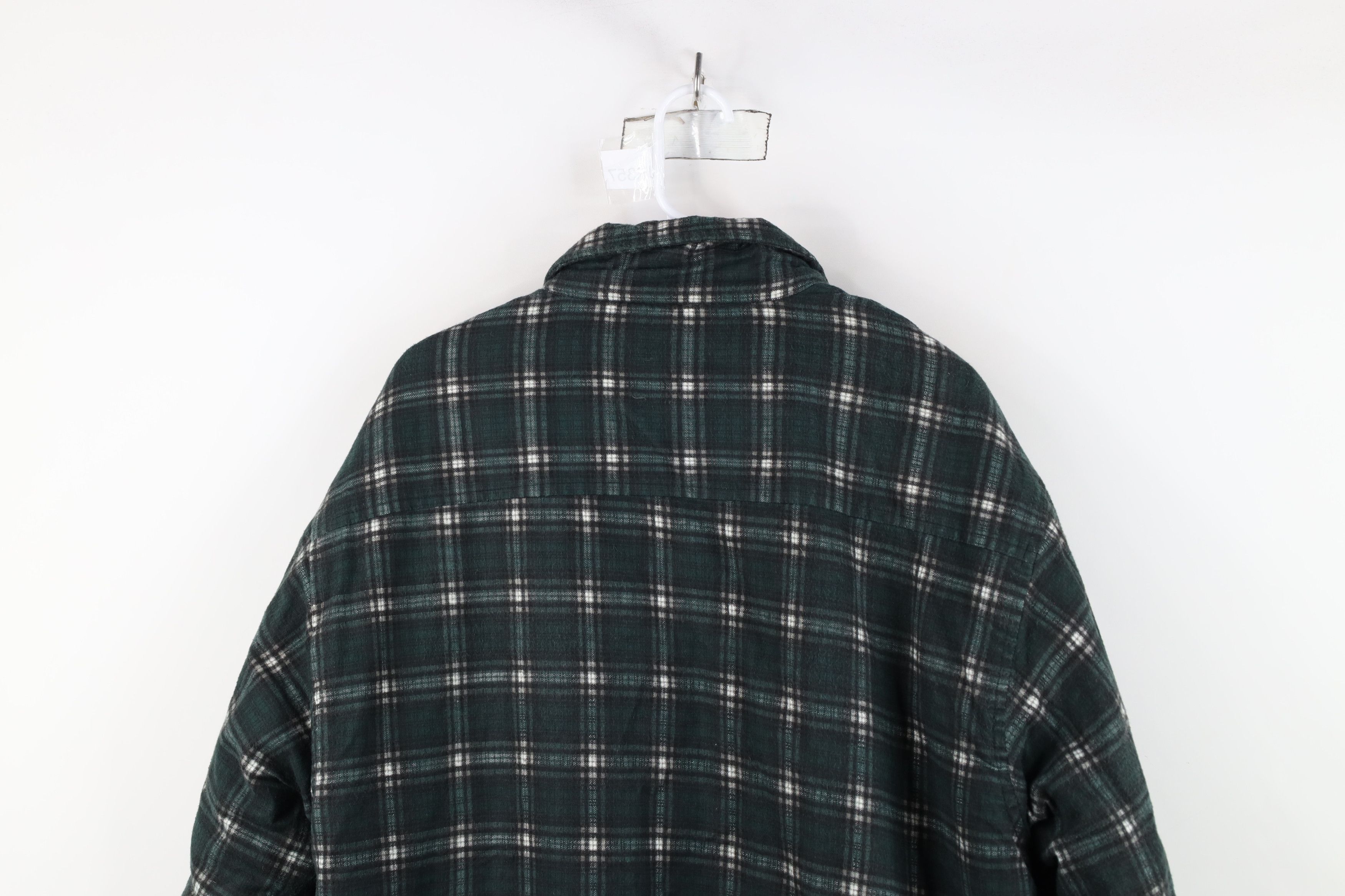 Vintage Vintage 90s Streetwear Fleece Lined Flannel Jacket Plaid Size US XL / EU 56 / 4 - 11 Thumbnail