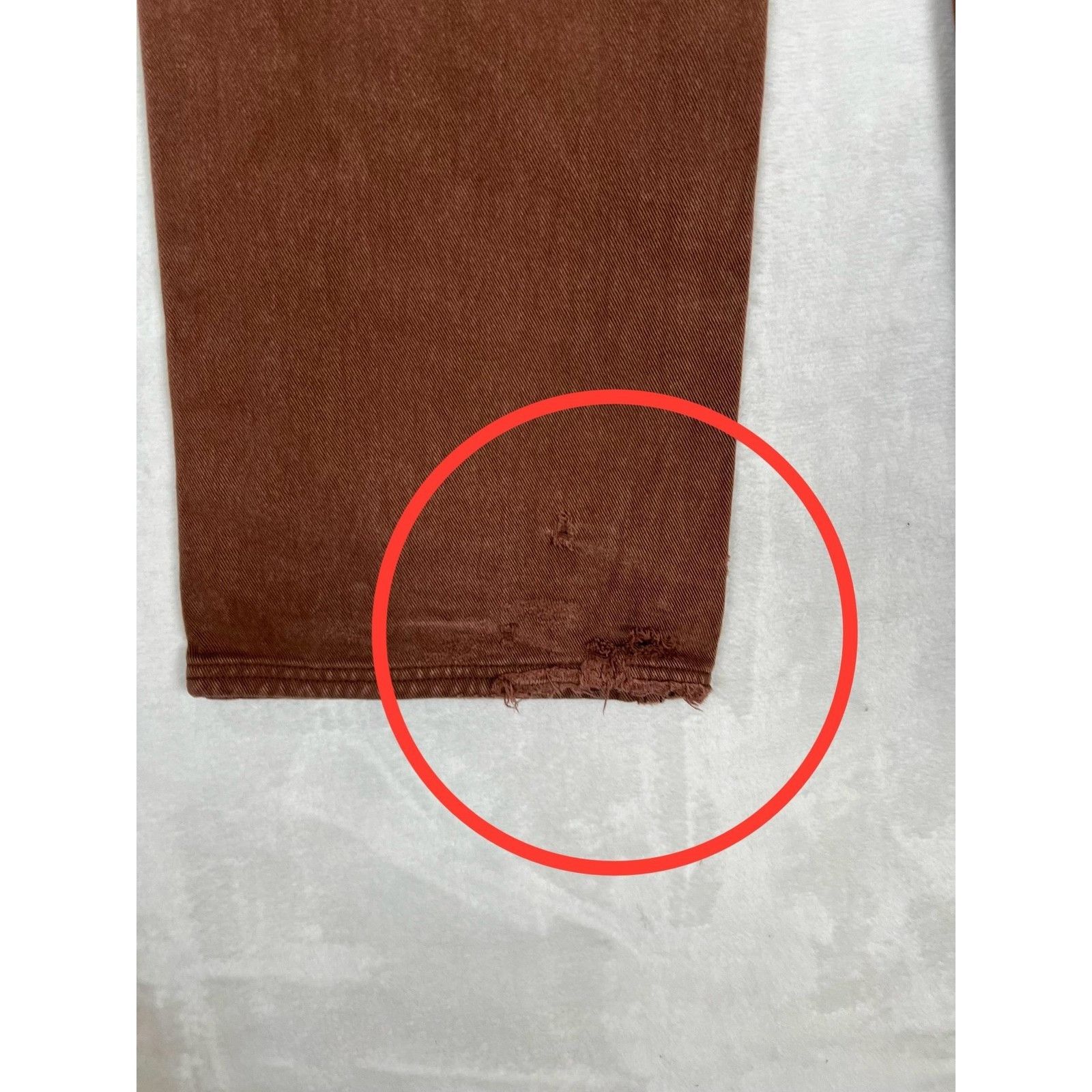 Pacsun PacSun Ultra High Rise Flare Carpenter Jeans Womens 22 Brown Size 40" / US 18 - 10 Thumbnail