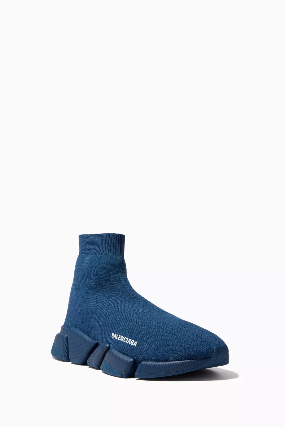 Balenciaga o1mt1gz0325 Speed 2.0 Sneakers in Blue Size US 12 / EU 45 - 3 Thumbnail