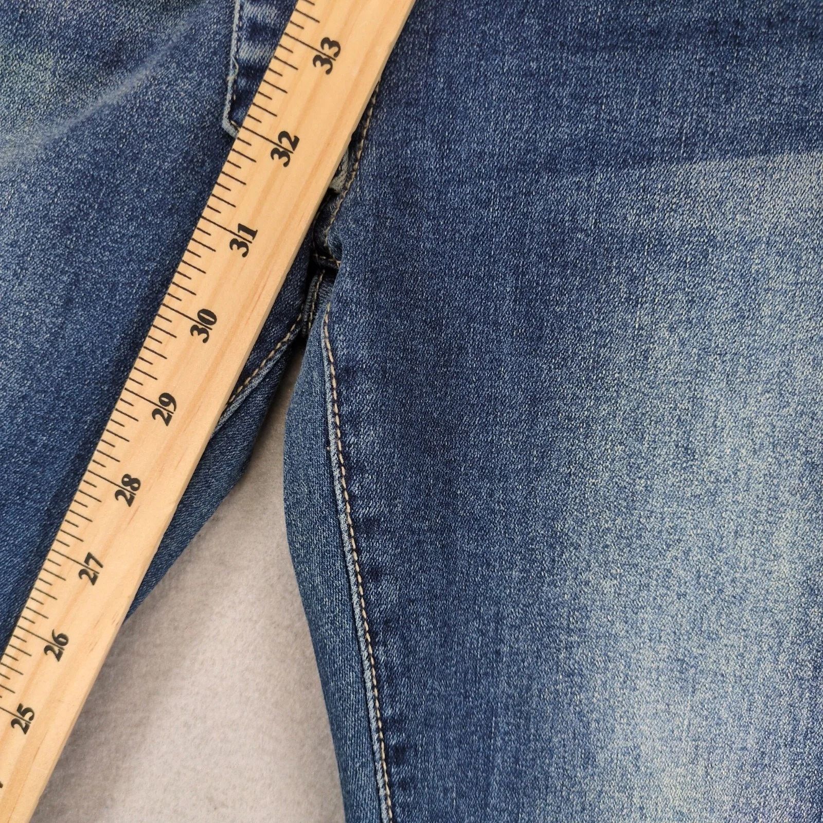 Other NWT KDF Flare Leg Jeans Women's 8 Tie Belt 28x32" High Rise Size 30" / US 8 / IT 44 - 6 Thumbnail
