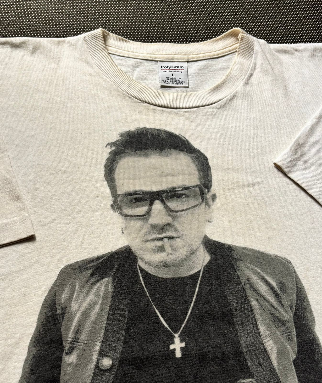 Band Tees Vintage U2 1997 Tour Bono The Edge T Shirt 90s Size US L / EU 52-54 / 3 - 5 Thumbnail