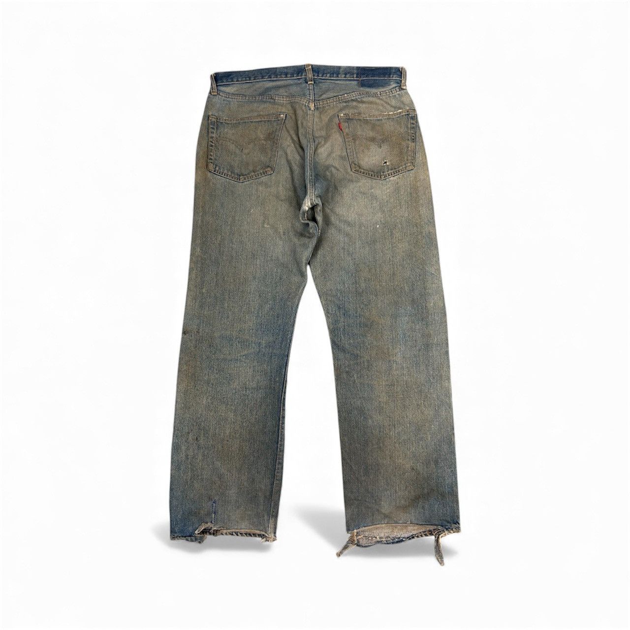 Levi's Vintage Clothing Vintage Levi’s 501 Red Line Distressed Denim Jeans S0112 Size US 34 / EU 50 - 2 Thumbnail