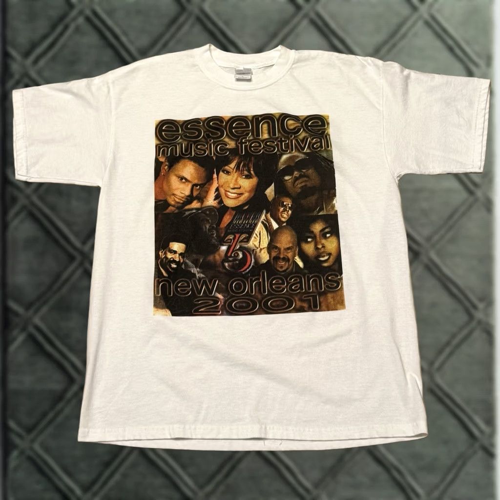 Gildan VINTAGE Essence Music Festival Shirt XL Destiny’s Child Erykah Badu Roots Gildan Size US XL / EU 56 / 4 - 1 Thumbnail