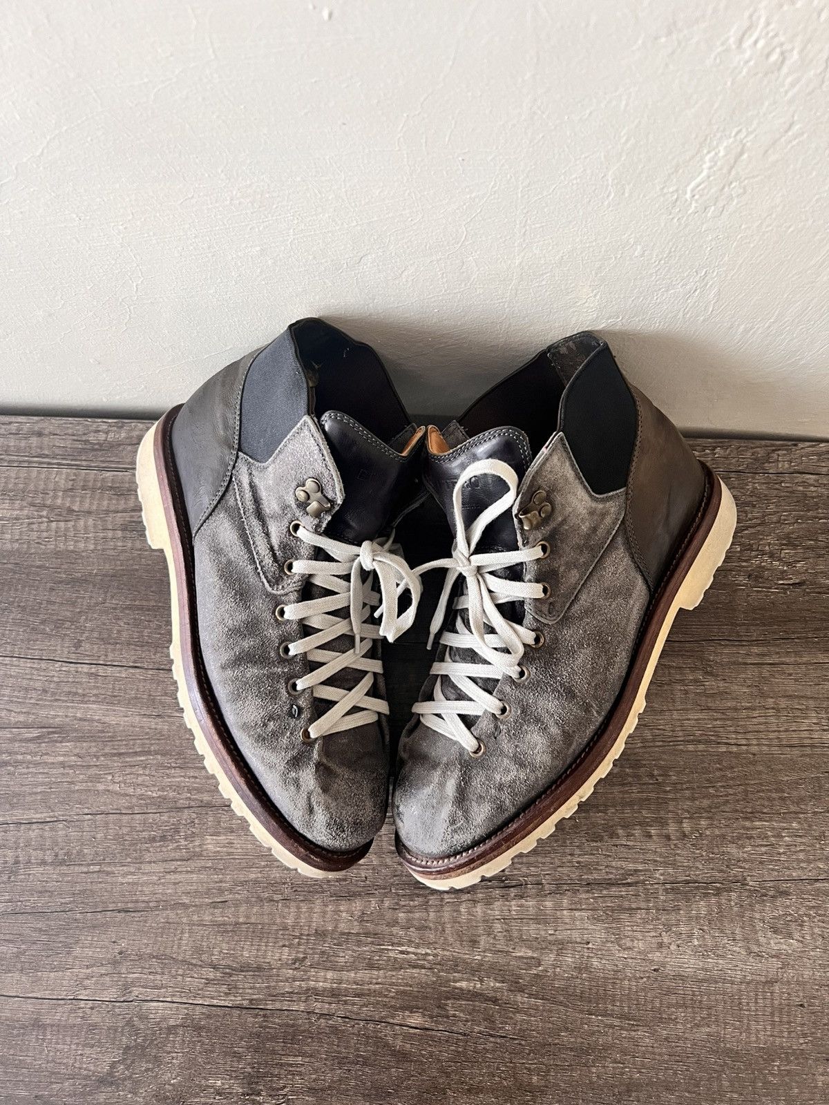 Buttero BUTTERO TAUPE SUEDE CANALONE HIKING BOOTS Size US 9 / EU 42 - 6 Thumbnail