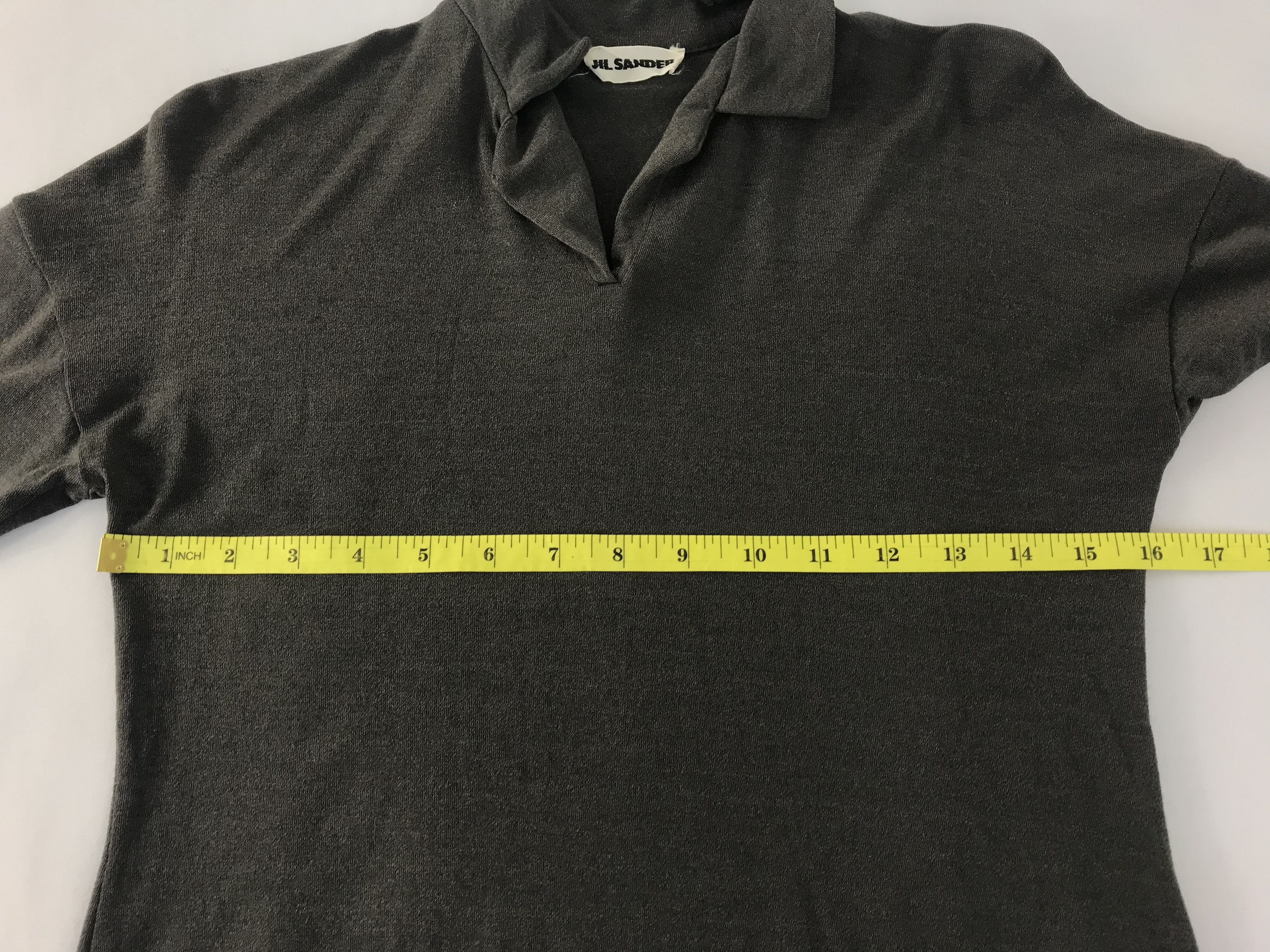Jil Sander Jil Sander Black Plain Longsleeve Polo Tee T-shirt Size US S / EU 44-46 / 1 - 8 Thumbnail