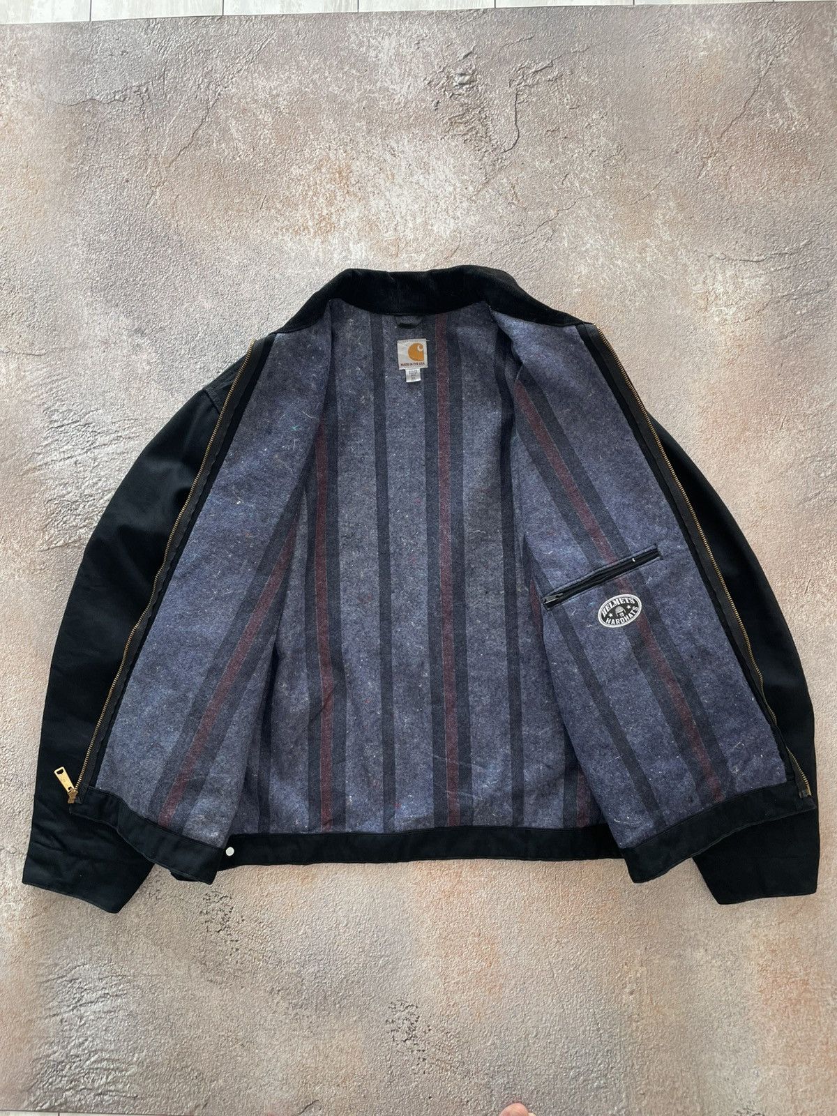 Carhartt Vintage Carhartt Detroit Black Jacket Size US XXL / EU 58 / 5 - 6 Thumbnail
